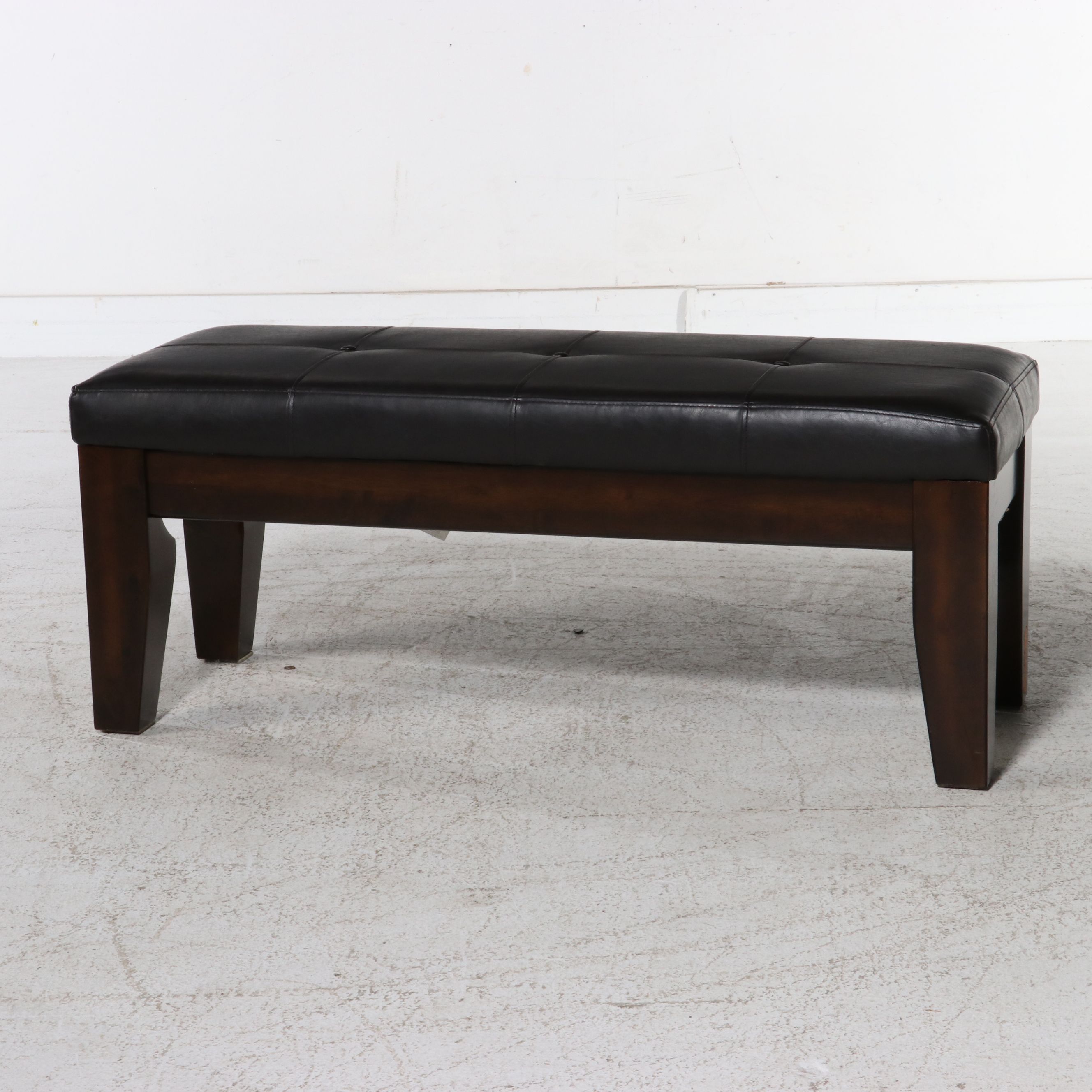 Six Piece Ashley Furniture "Kimonte" Dark Brown Dining Set, 21st Century