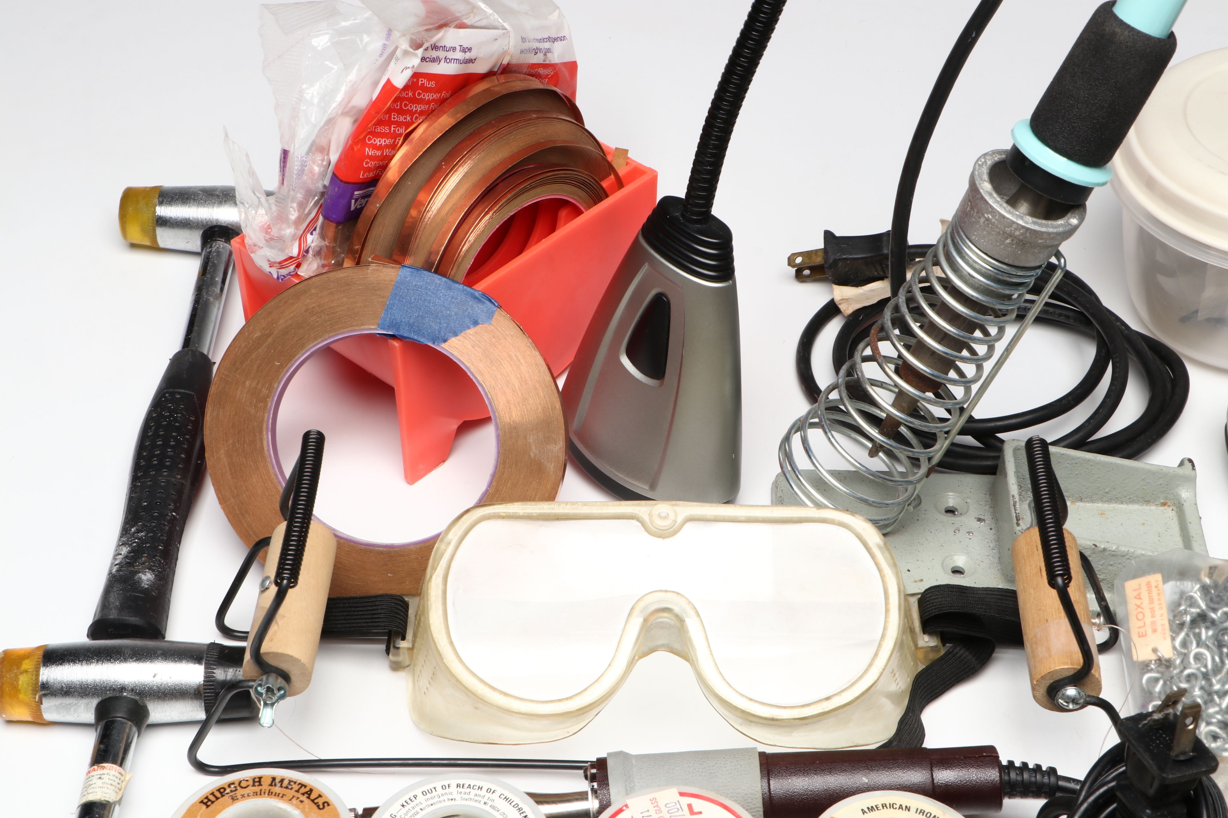 Soldering Irons, Copper Foil, Running Pliers and More Stained Glass Tools