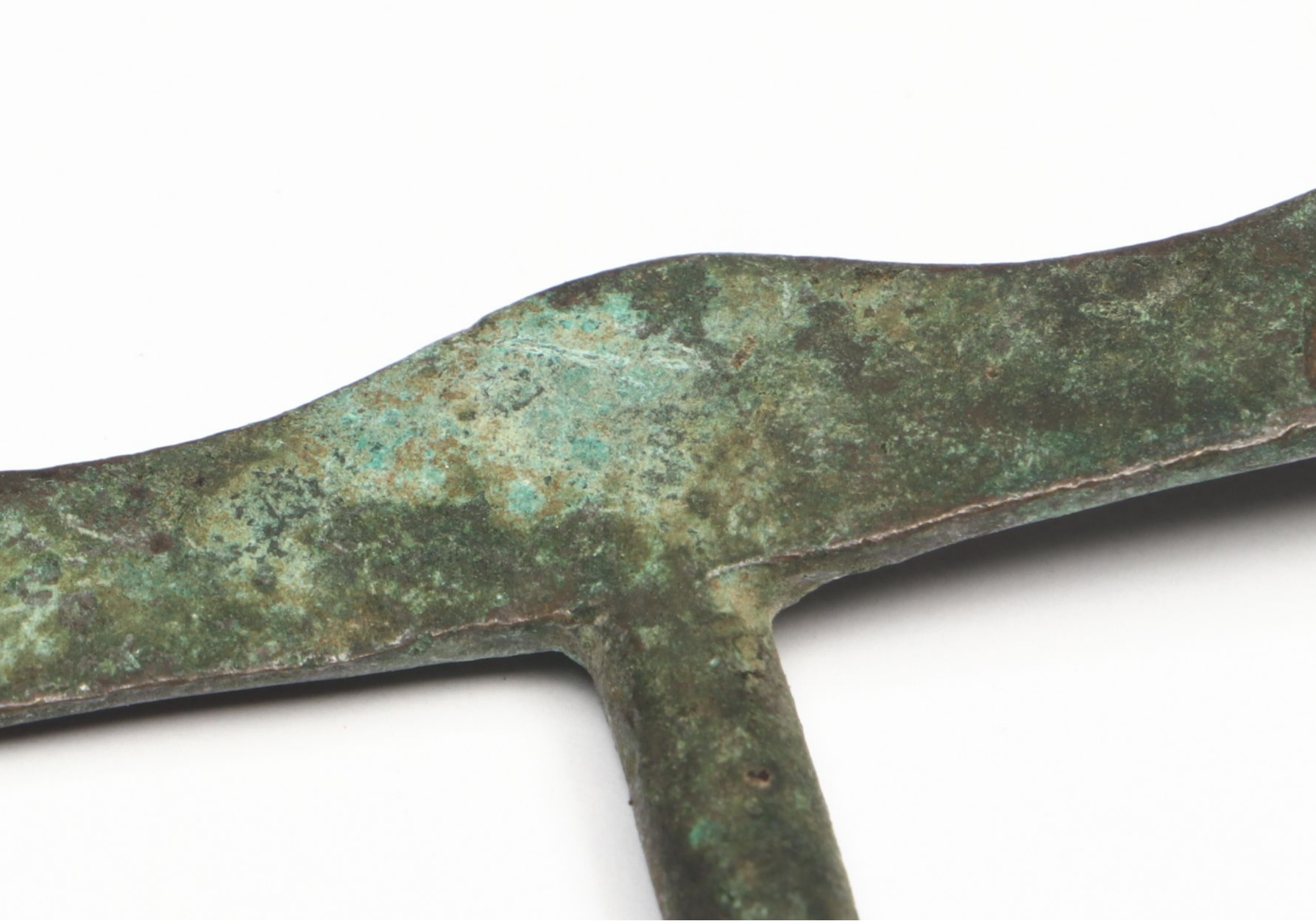 Antique Oxidized Metal Bat Wing Belt Buckle