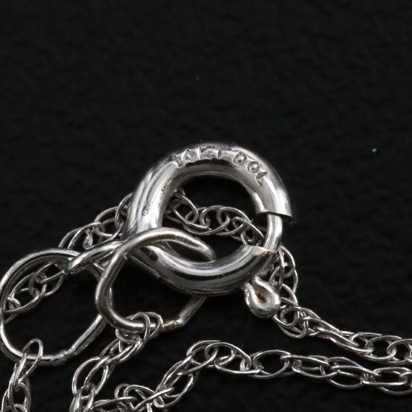 14K 0.18 CTW Diamond Penguin Pendant Necklace with Fancy Black Diamonds