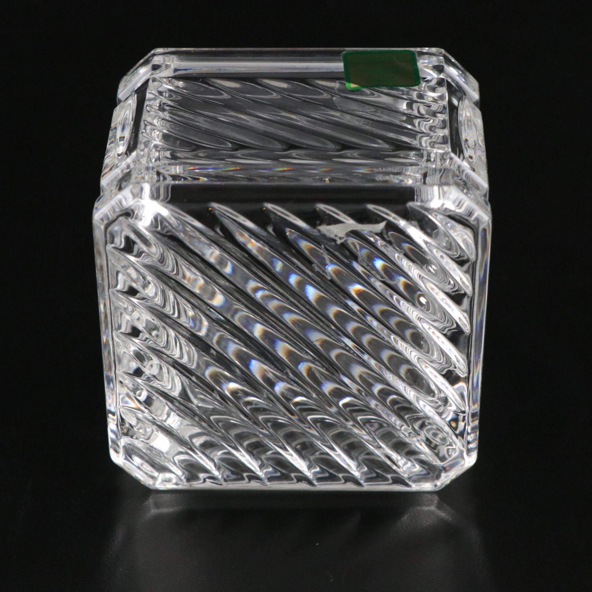 Marquis by Waterford "Siena" Lidded Box and Other Crystal Decor