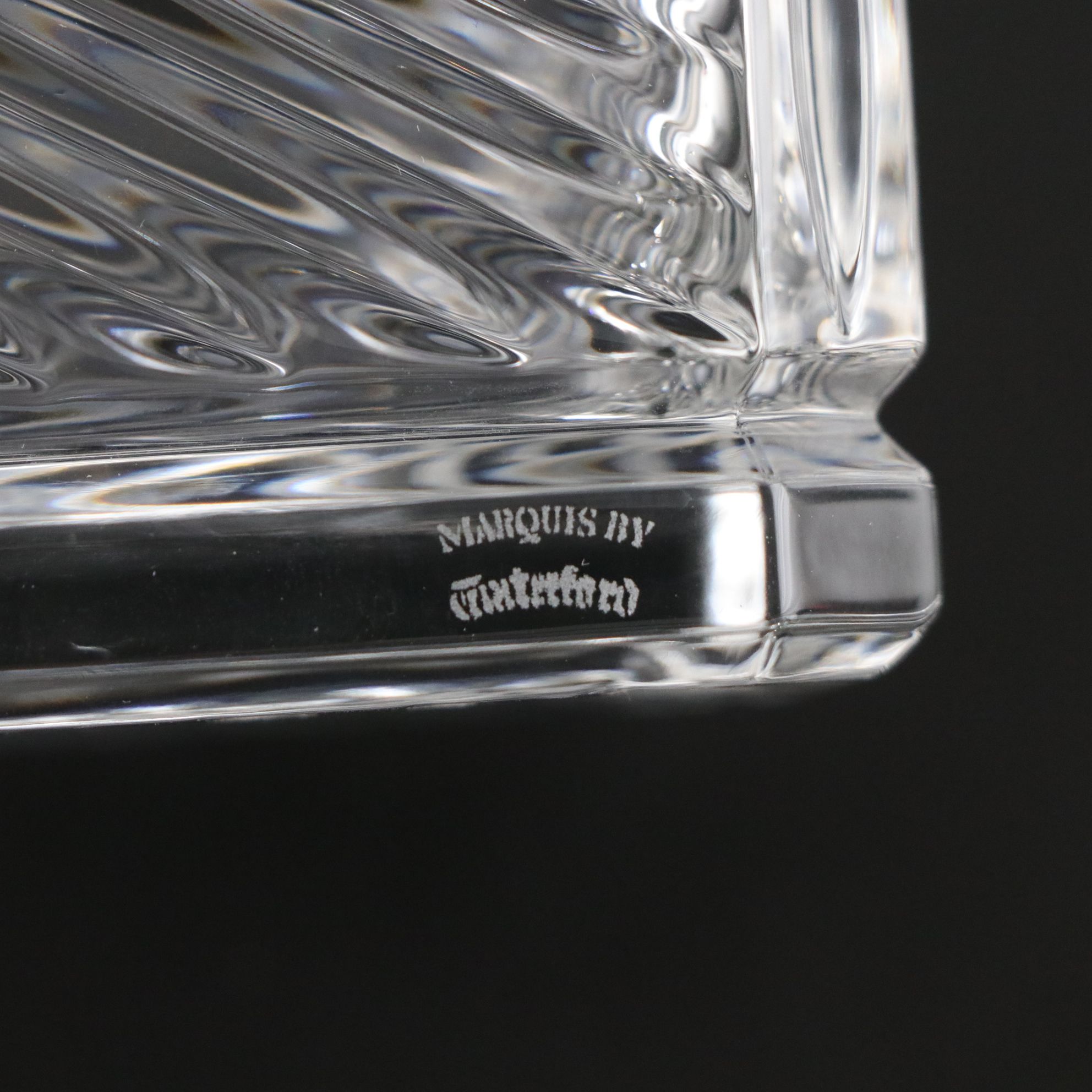 Marquis by Waterford "Siena" Lidded Box and Other Crystal Decor