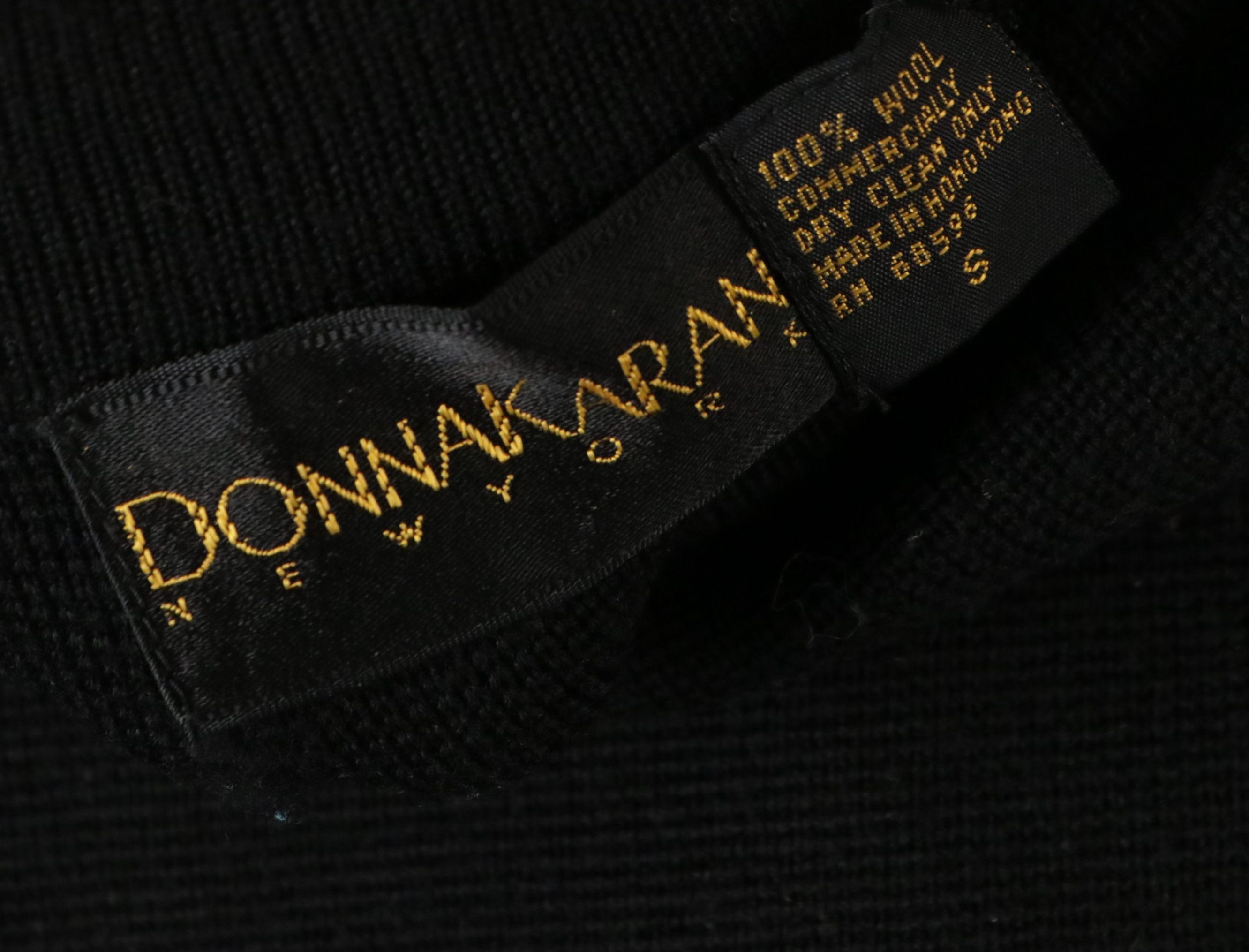 Donna Karan Cashmere Turtleneck and Crew Neck Sweaters and Wool Skirt