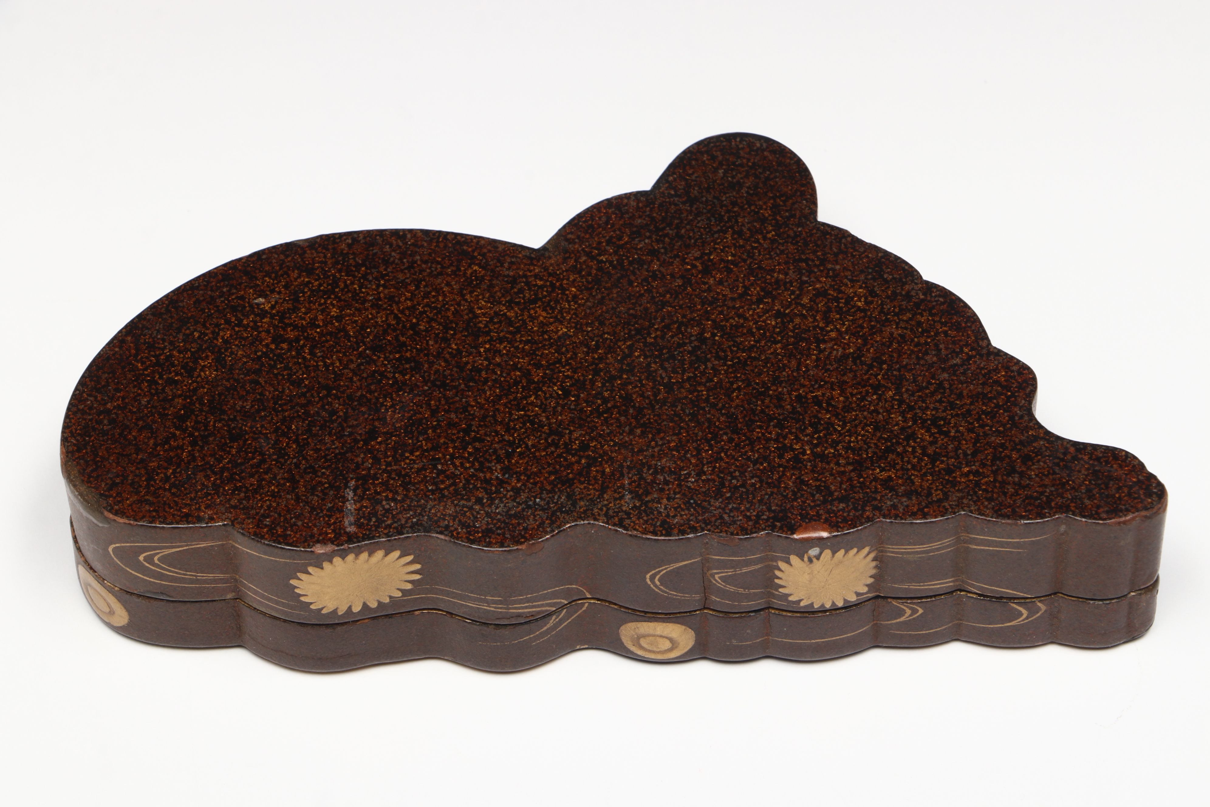 Japanese Vintage Gold Gilt Lacquer Box