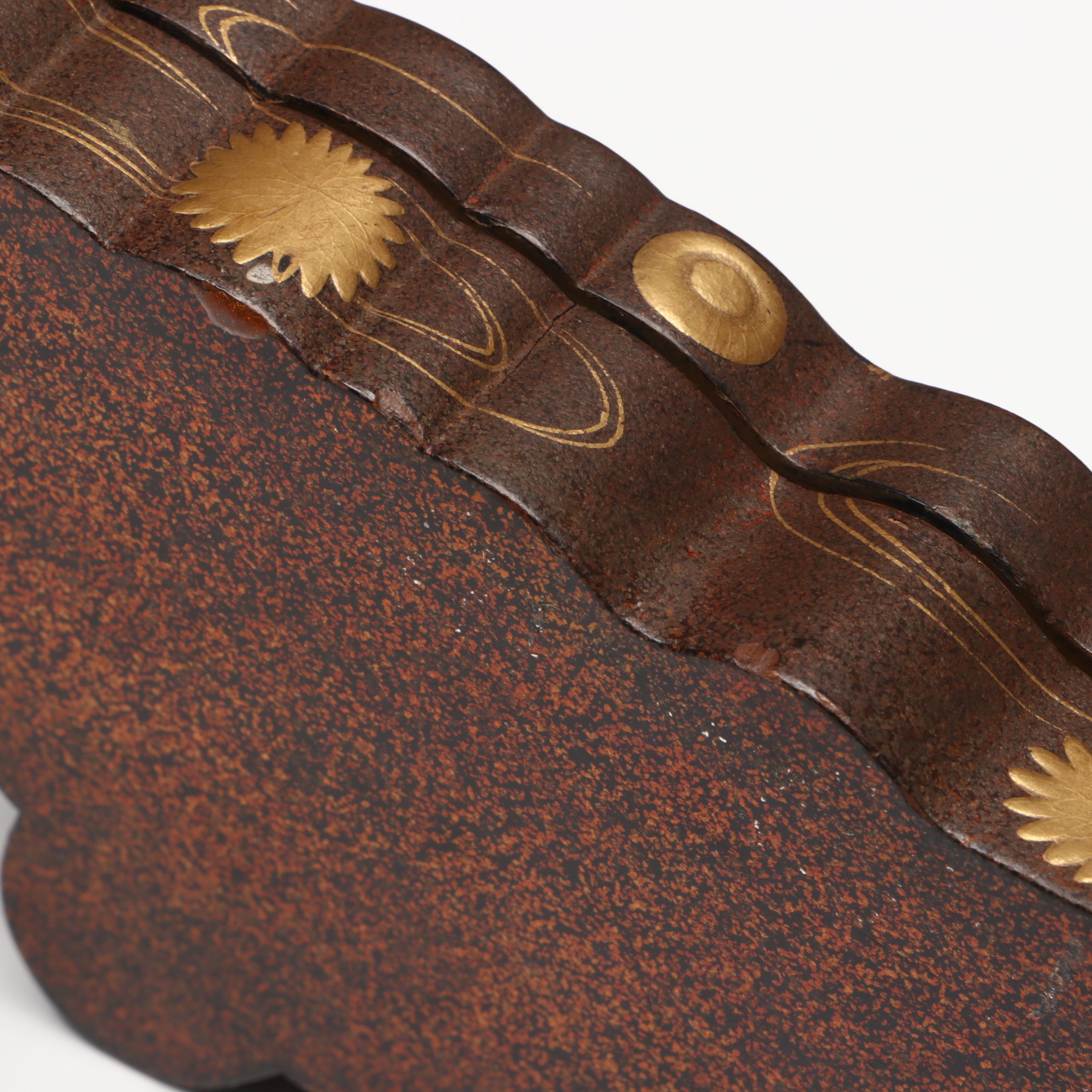 Japanese Vintage Gold Gilt Lacquer Box