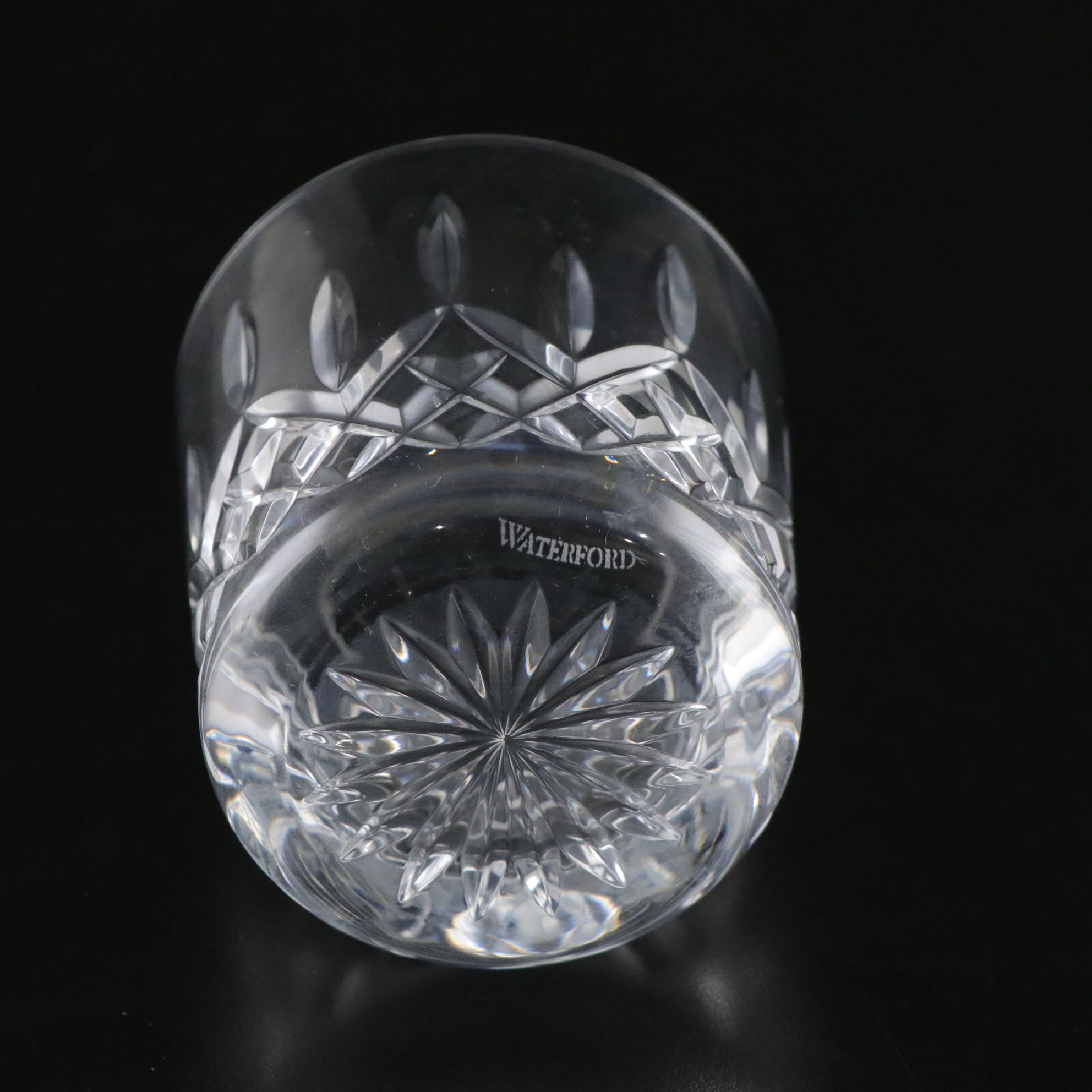 Waterford Crystal "Brookside" Double Old Fashion Glasses and "Lismore" Tumblers