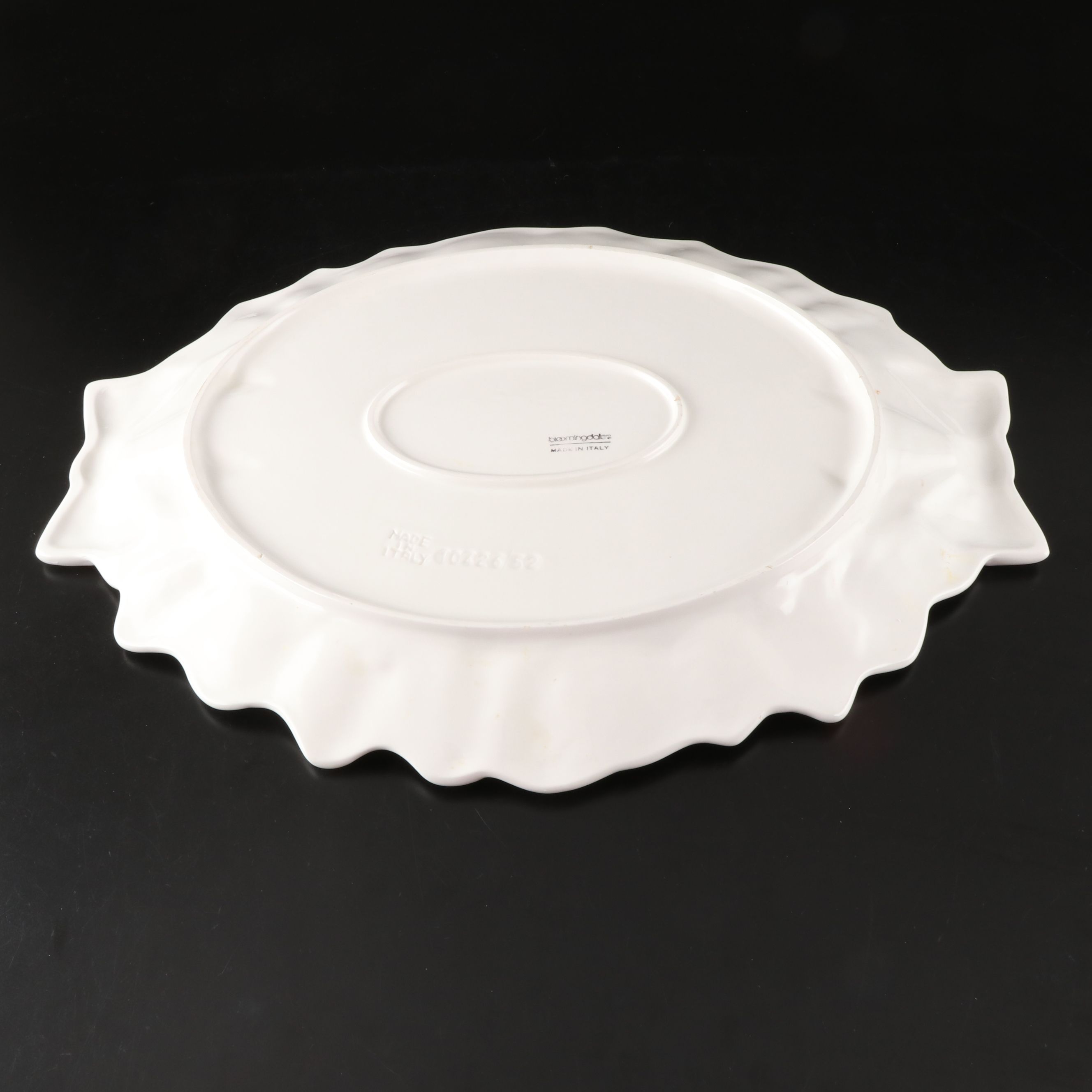 Bloomingdale's Ruffled Bow Platter with Esta Ceramiche and Feria & Bento Bowls