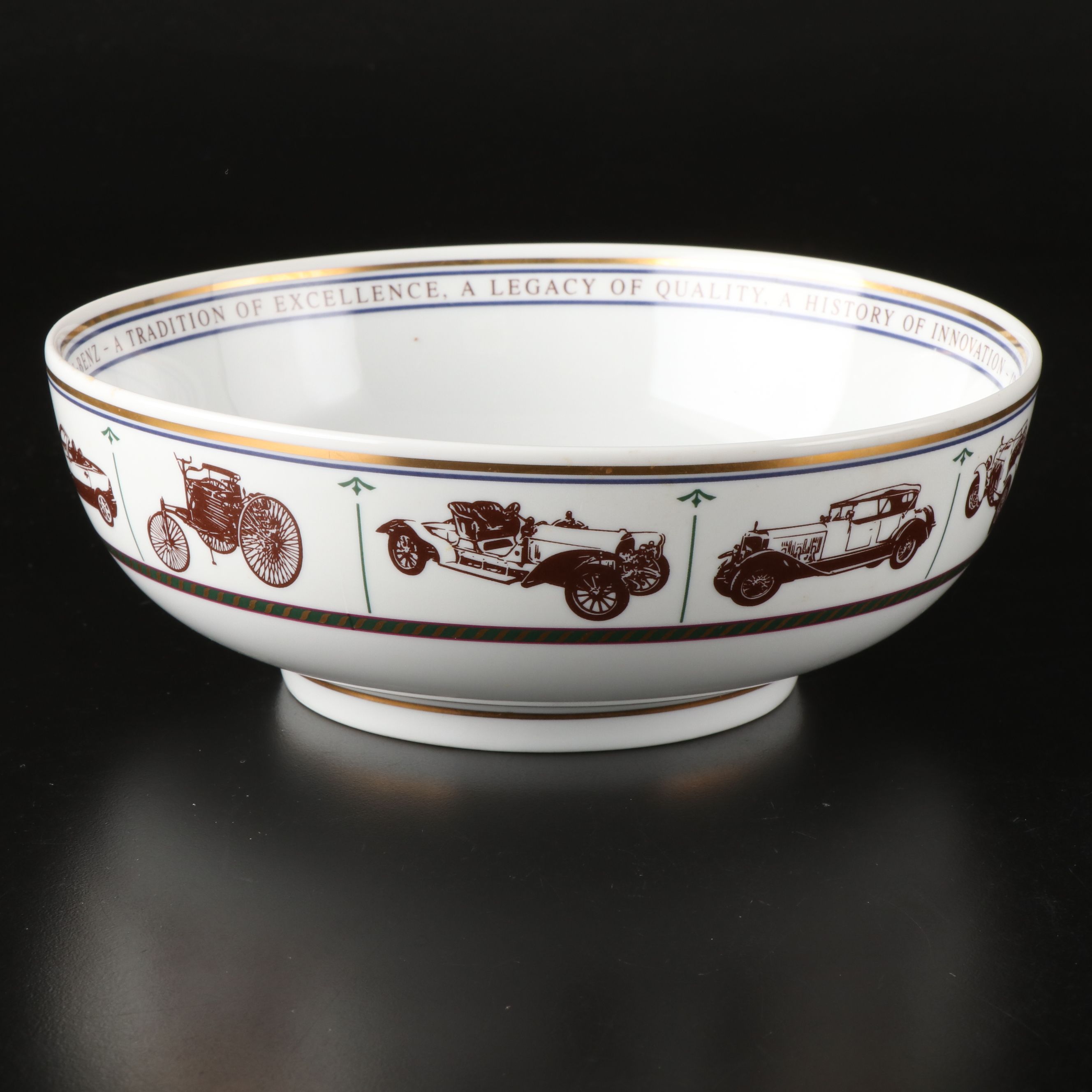 Tiffany & Co. Mercedes-Benz Credit Corp. Porcelain Bowl, 1998