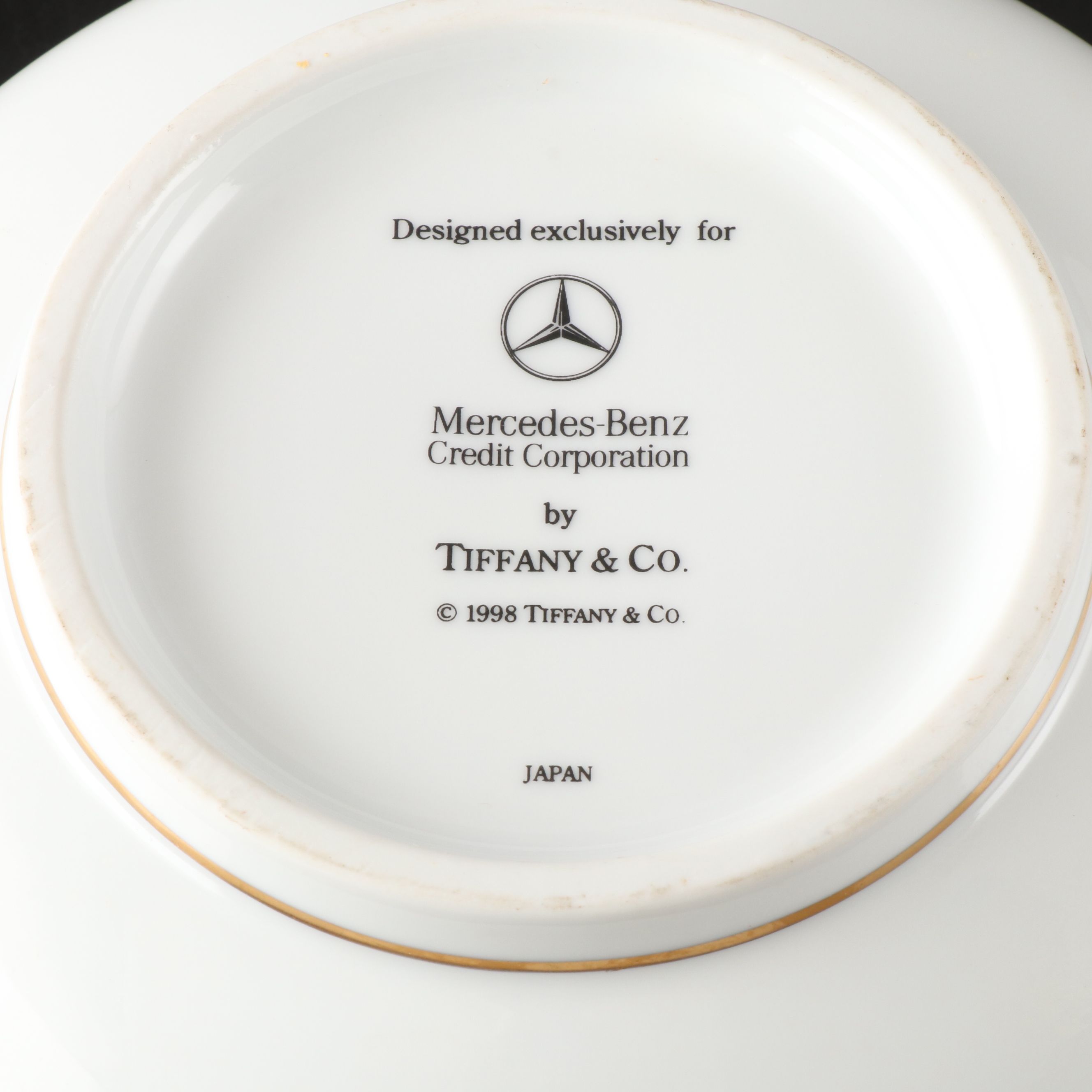 Tiffany & Co. Mercedes-Benz Credit Corp. Porcelain Bowl, 1998