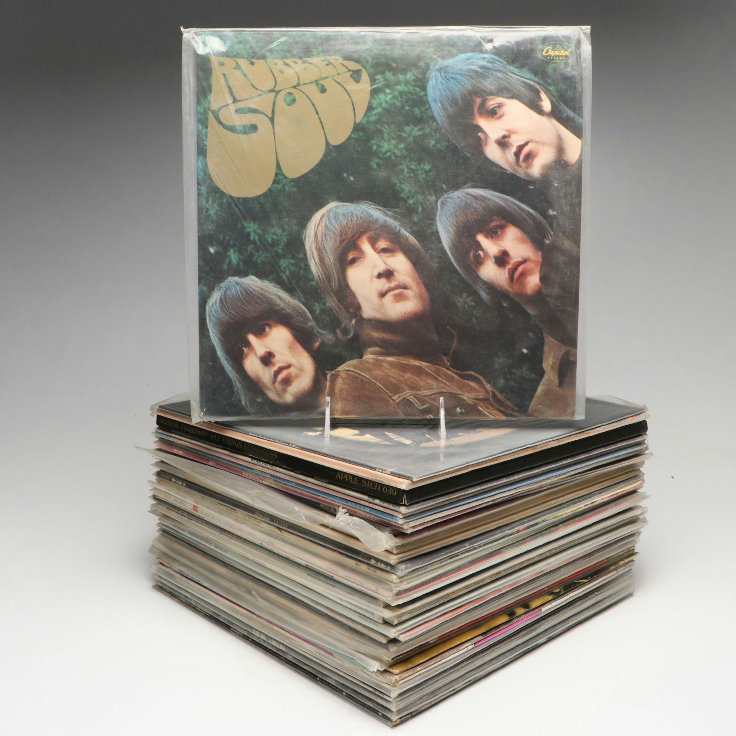 The Beatles, Elton John, Bee Gees and Other Vinyl Record Albums