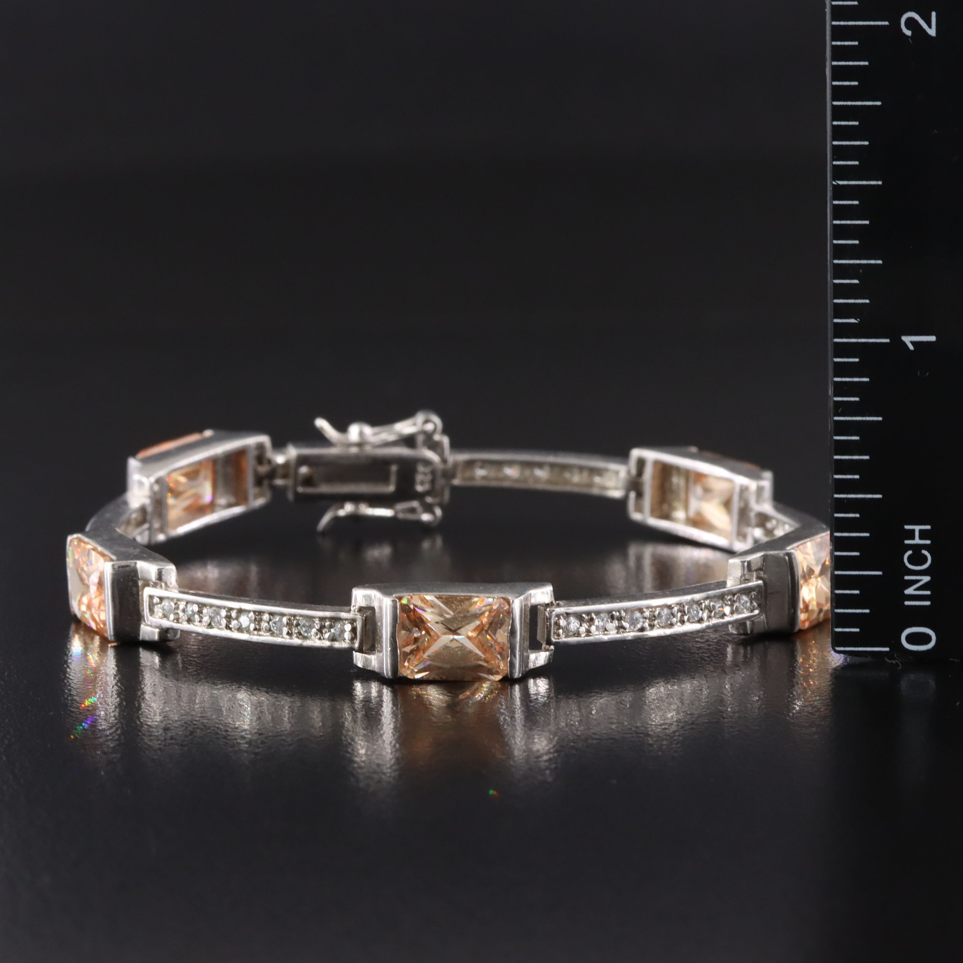 Sterling CZ Bracelet