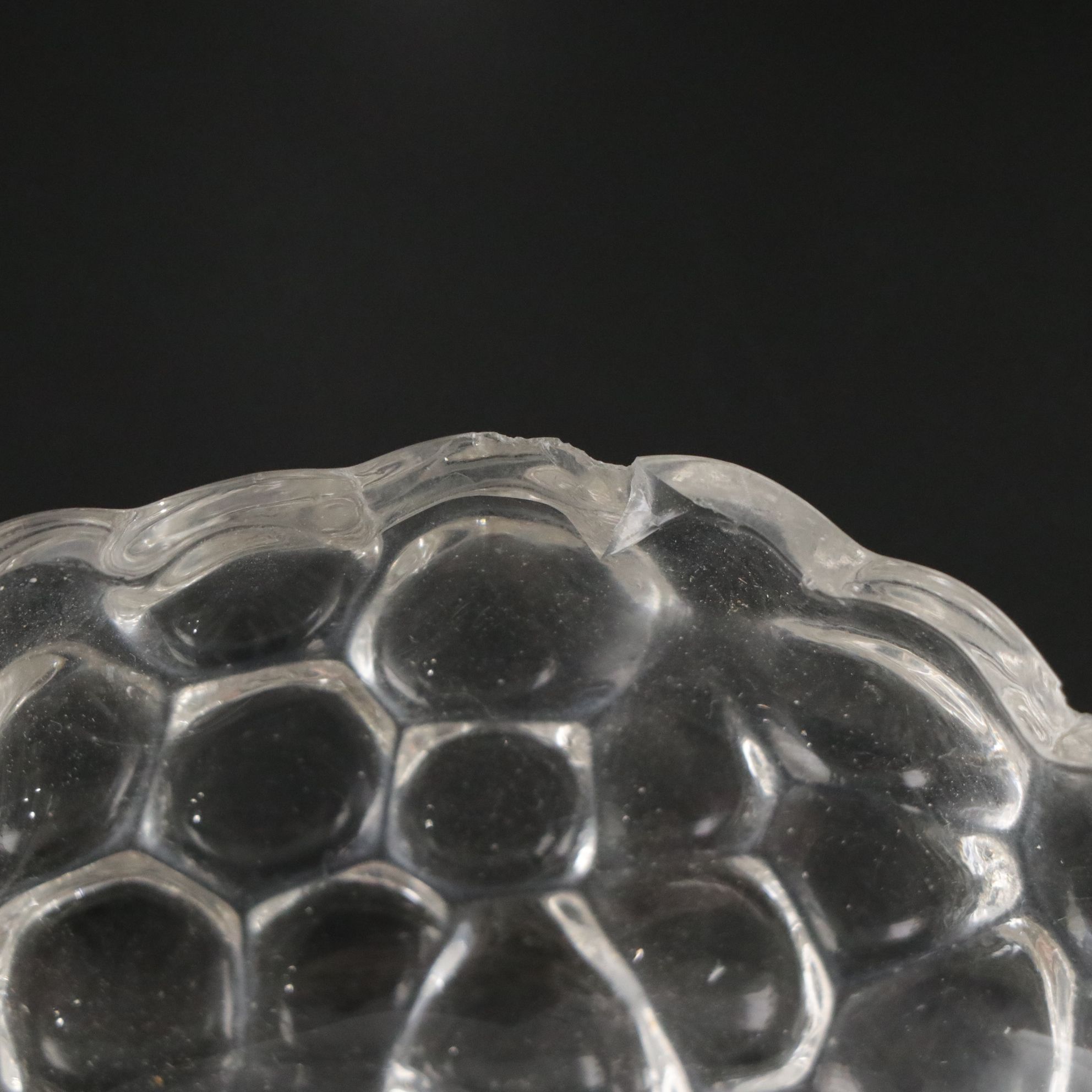 Tiara "Sandwich Clear" Candle Holders with Other Crystal Serveware