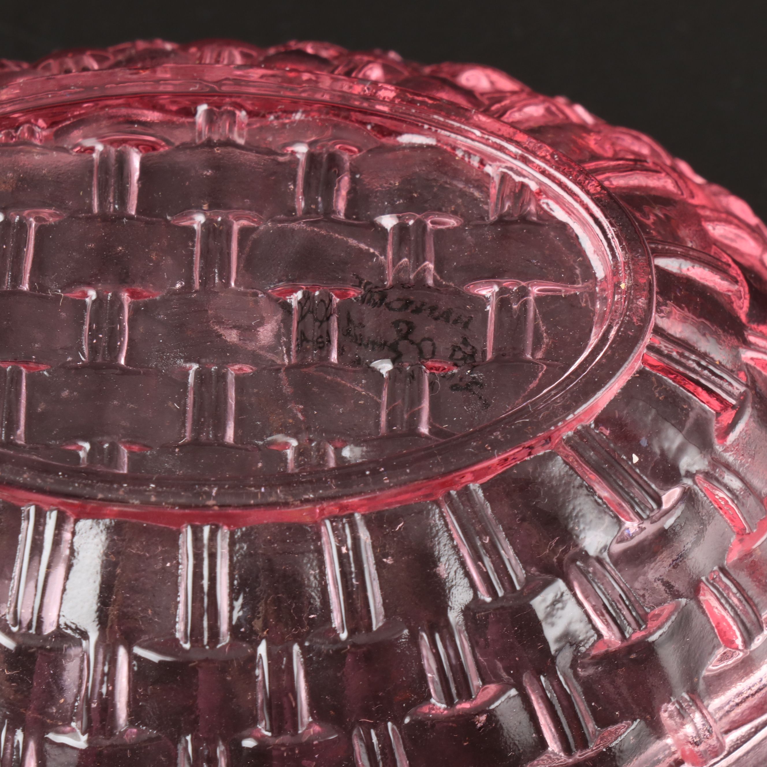 Indiana Glass "Hen on Nest" with L. E. Smith Bunny Pressed Glass Candy Dishes