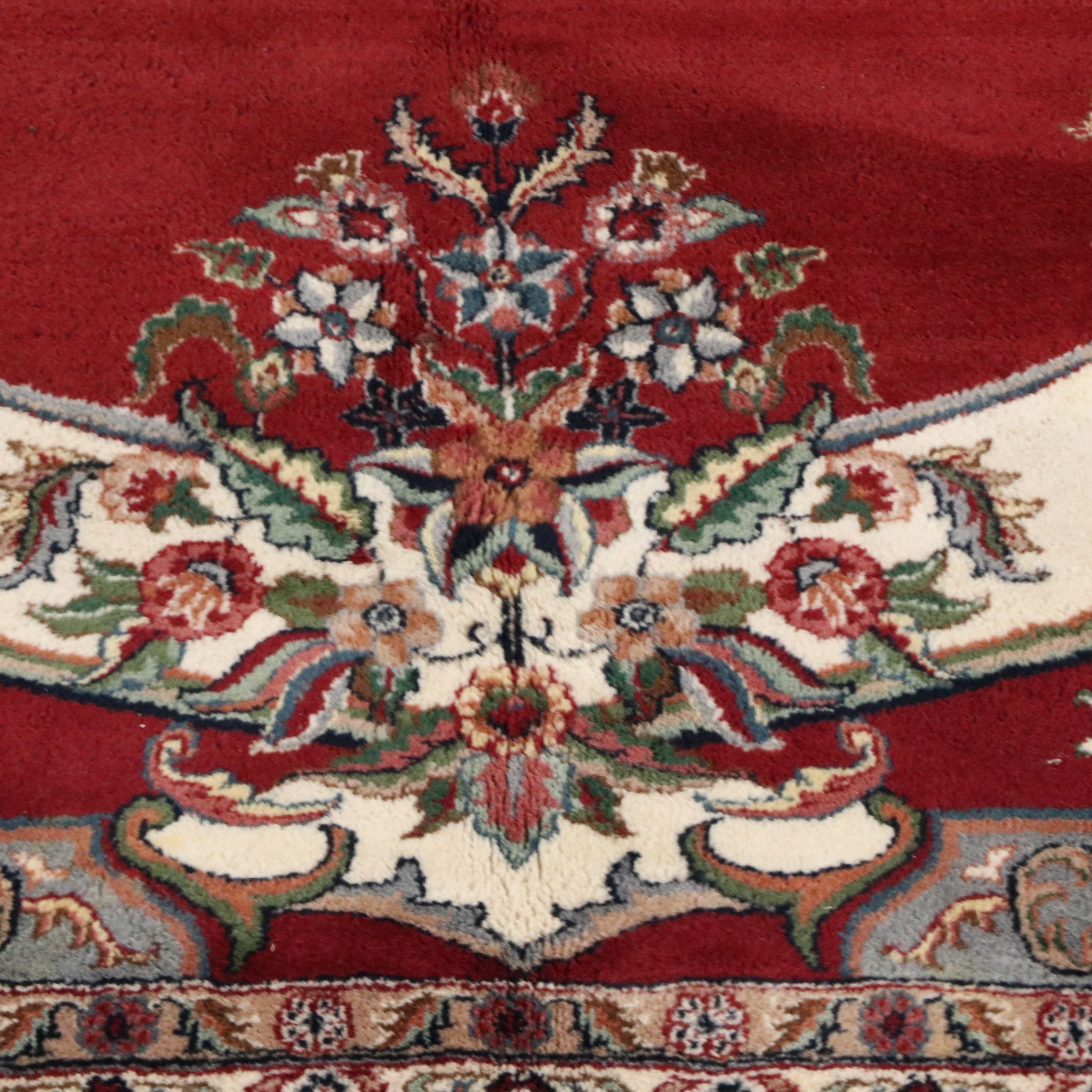 8'10 x 12'10 Hand-Knotted Persian Tabriz Room-Sized Rug