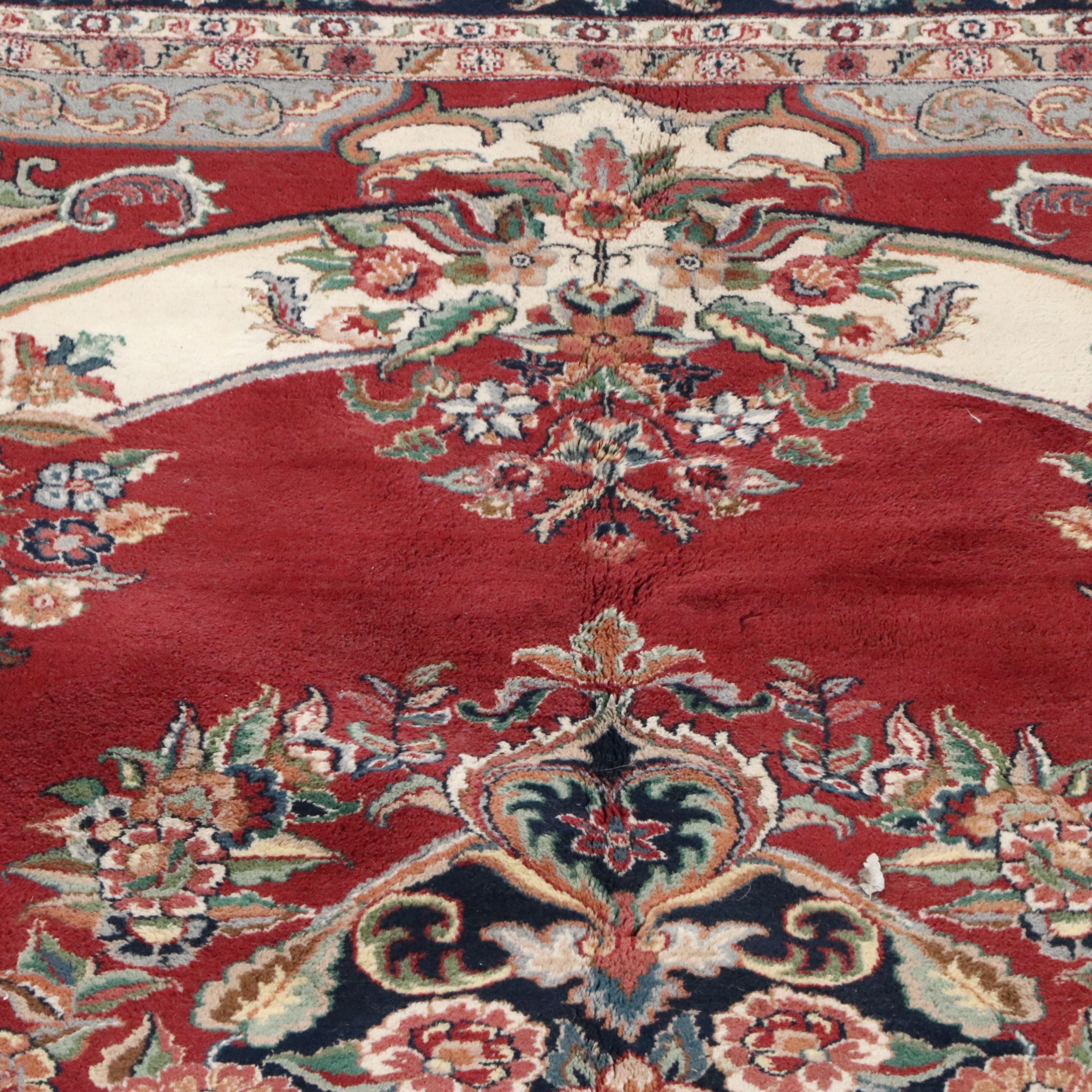 8'10 x 12'10 Hand-Knotted Persian Tabriz Room-Sized Rug