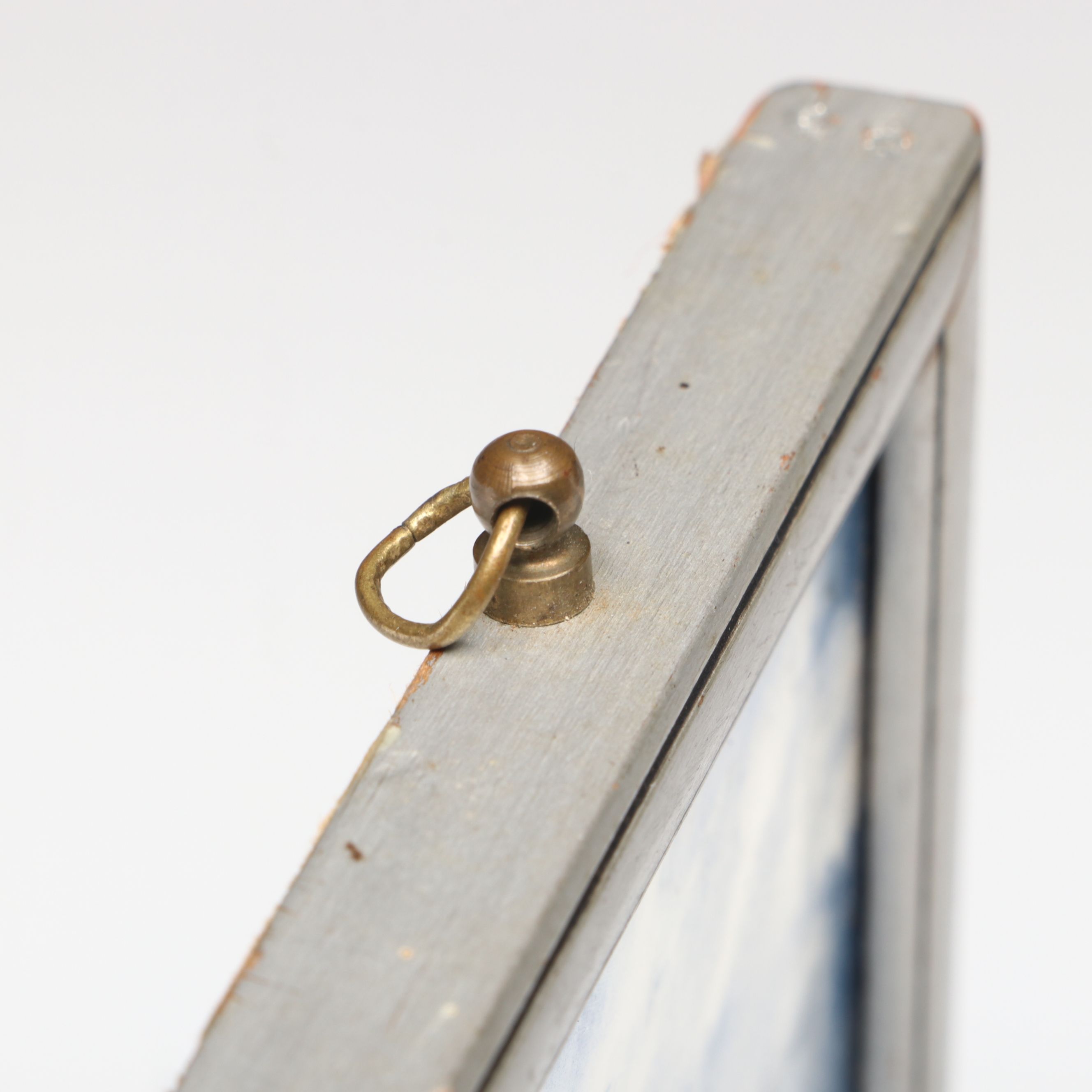 Portuguese Braganza Hand-Painted Maritime Ceramic Tile