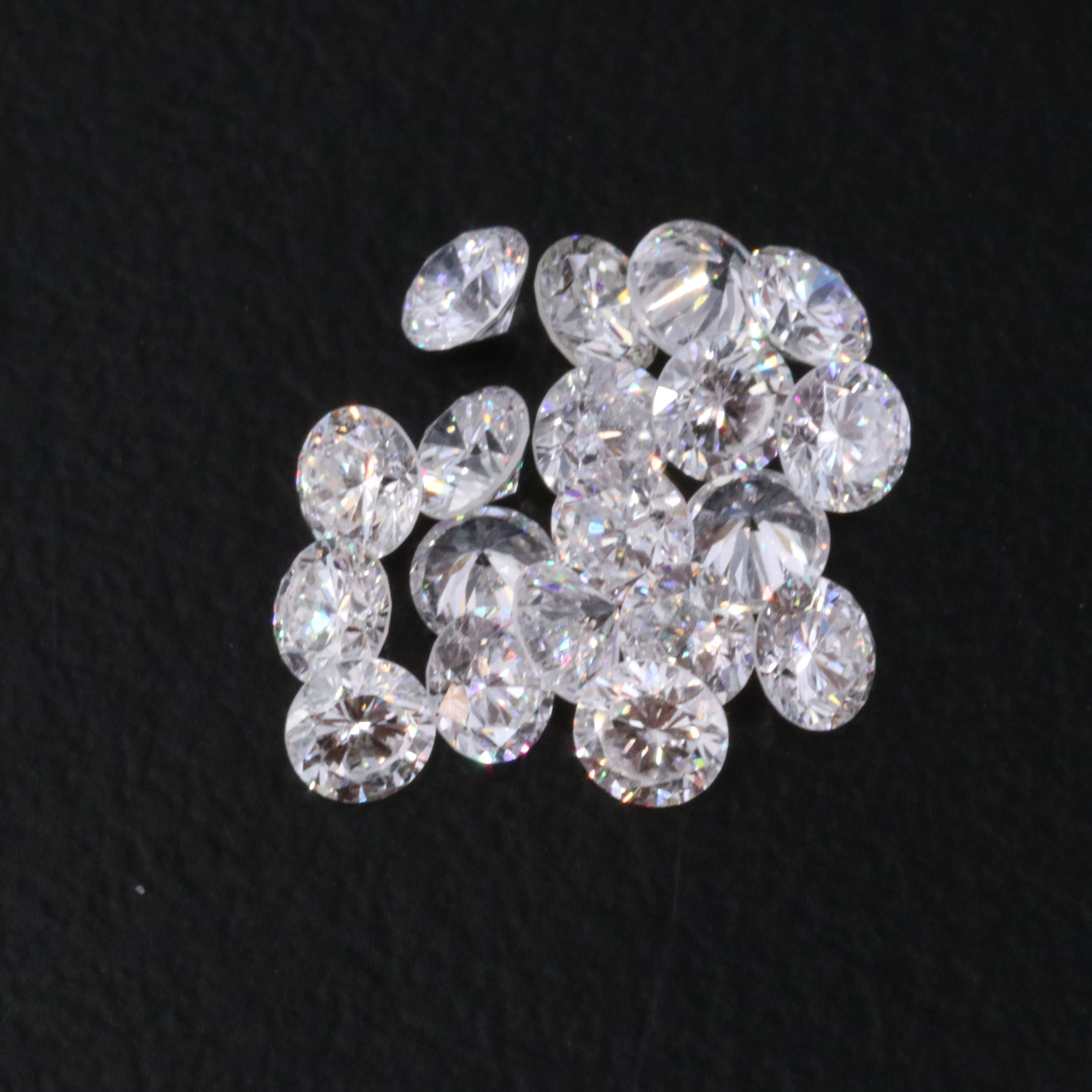 Loose 2.03 CTW Lab Grown Diamond Melee Lot