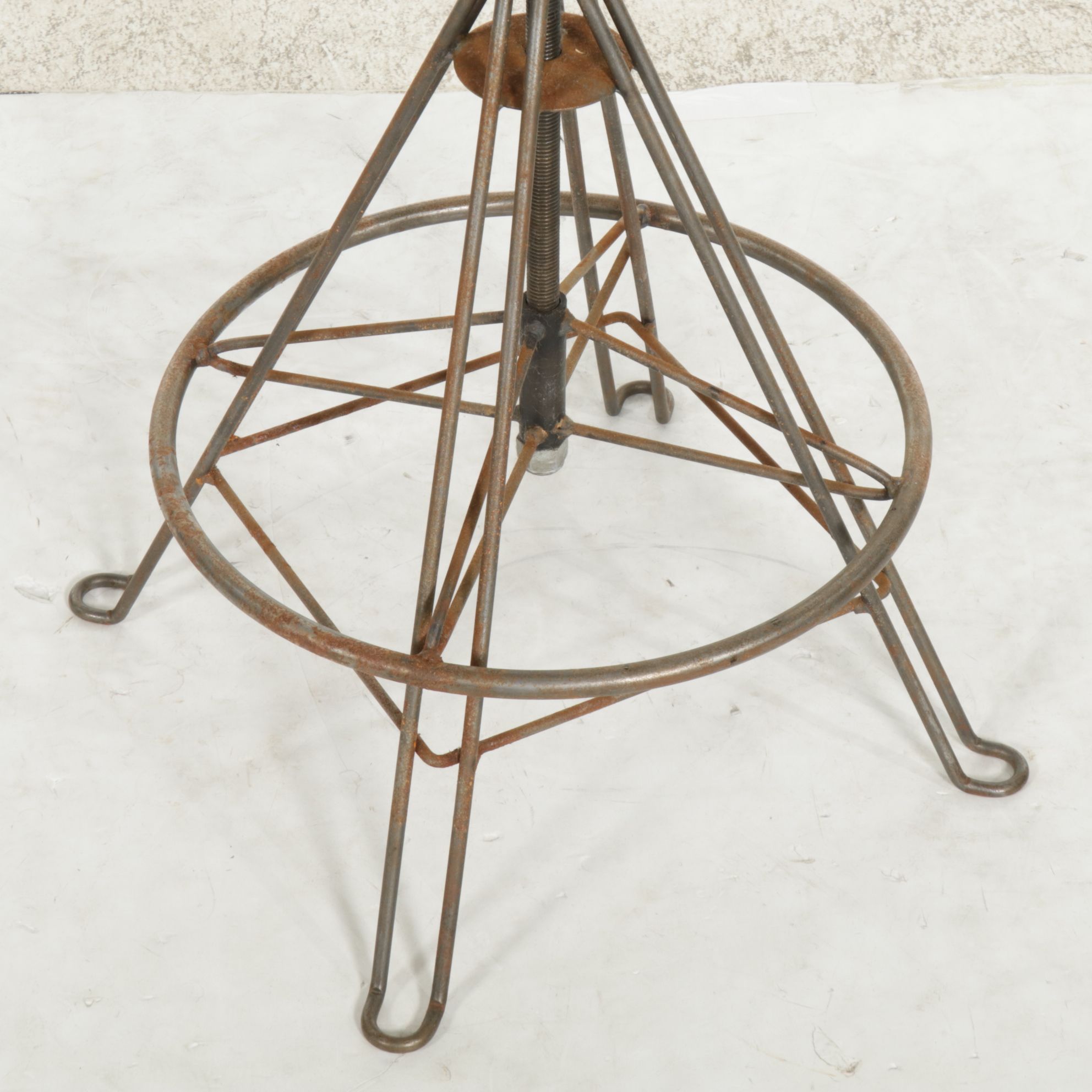 Mid Century Modern Barstool with Hairpin Legs