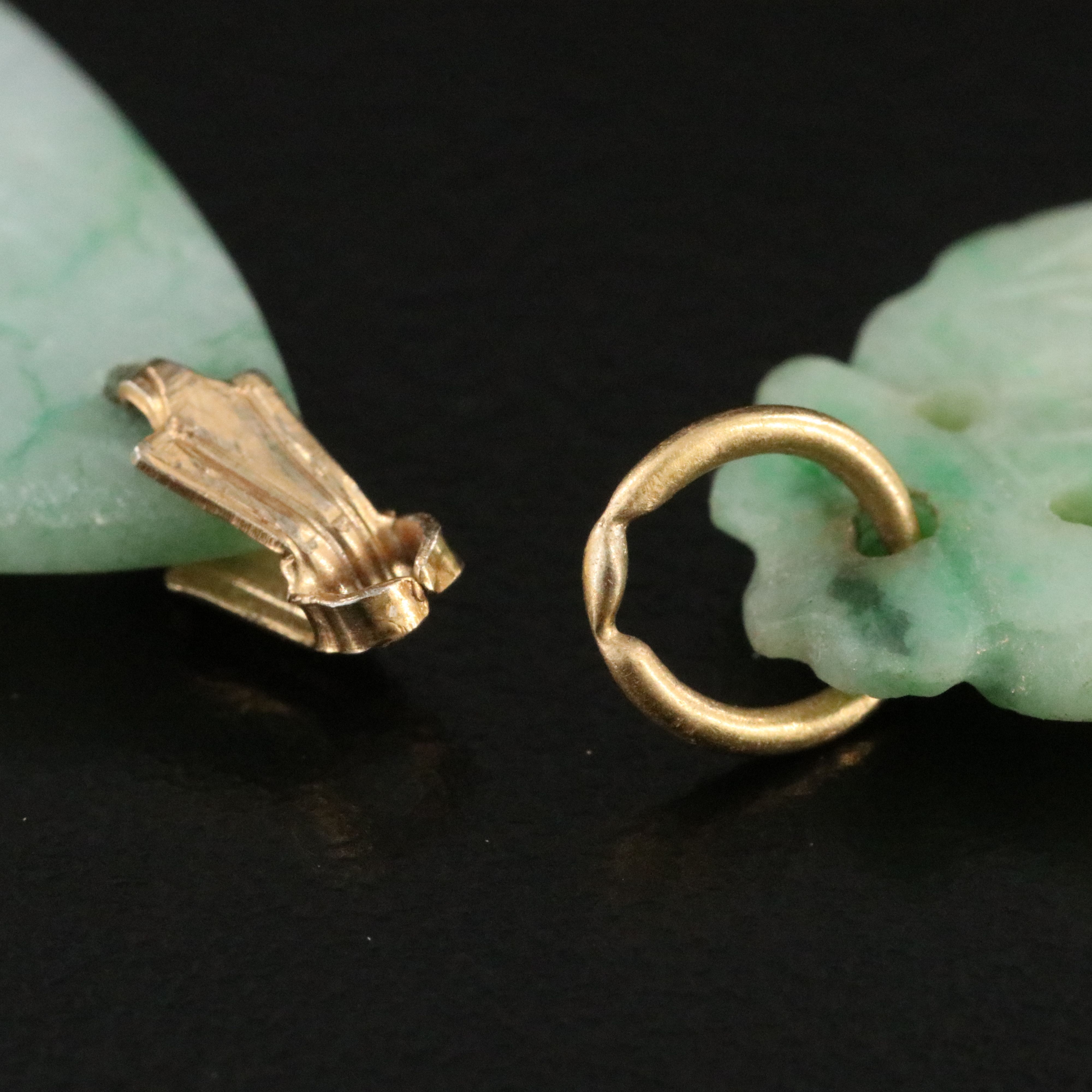 Jadeite Pendants Featuring 18K