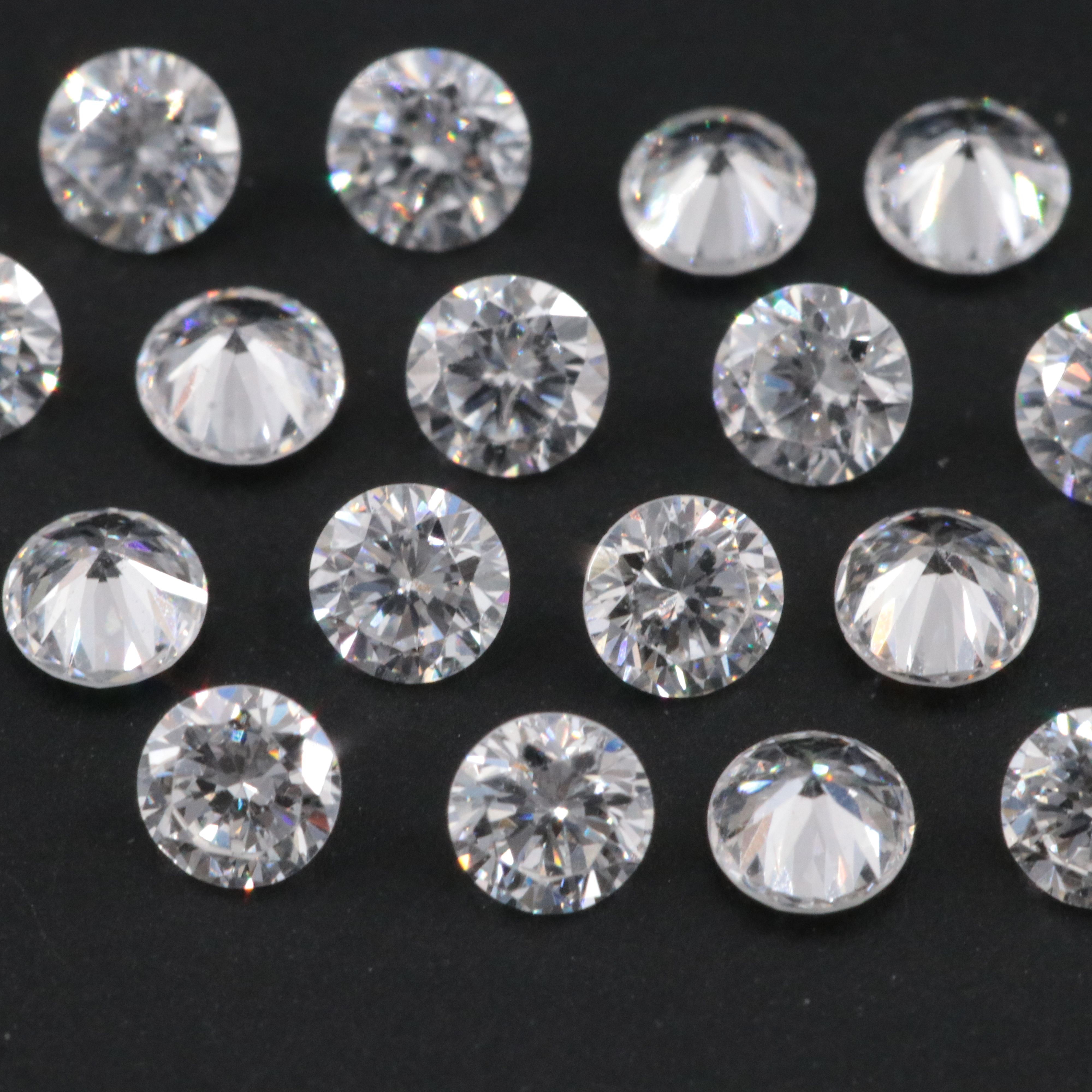 Loose 1.25 CTW Lab Grown Diamond Melee Lot
