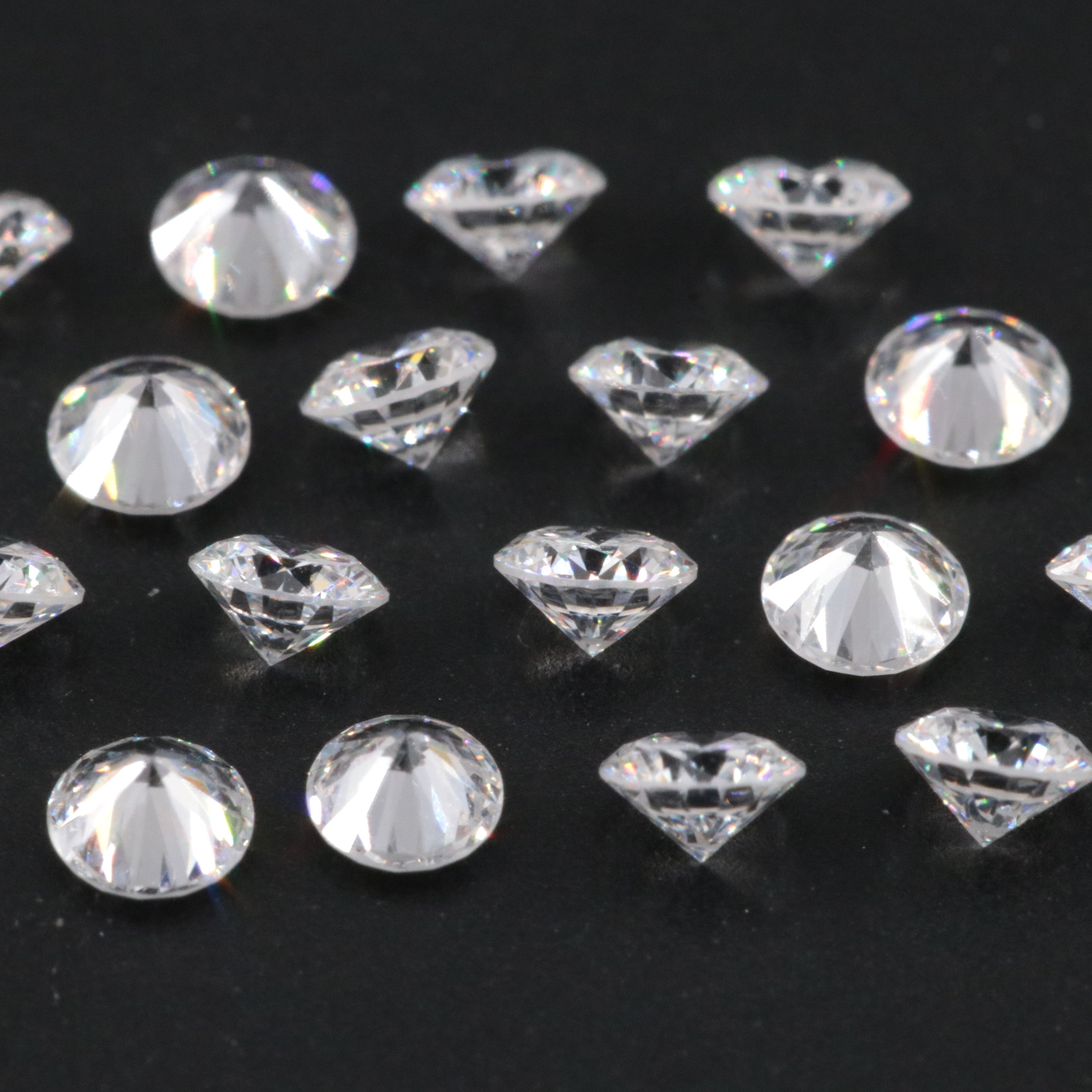 Loose 1.25 CTW Lab Grown Diamond Melee Lot