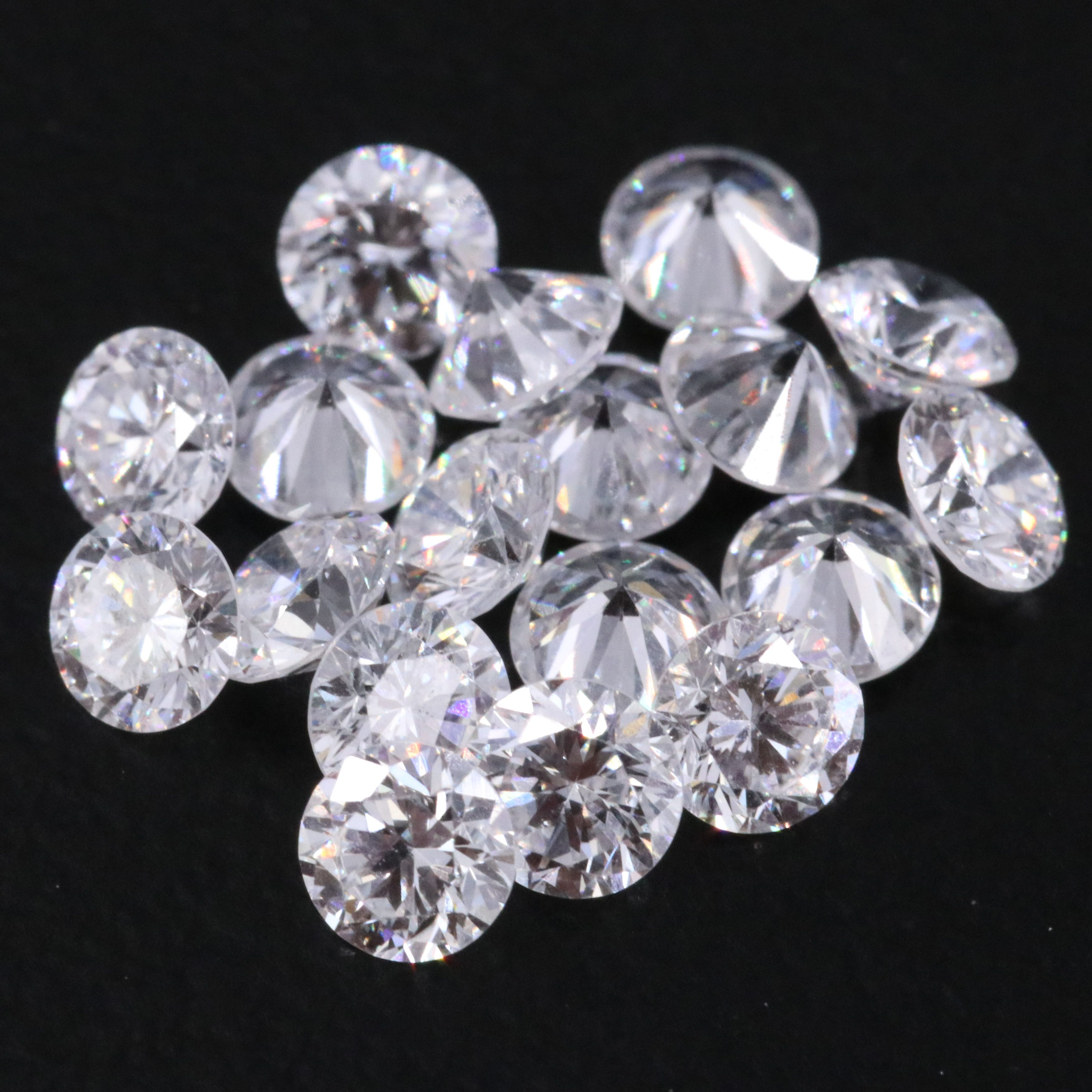 Loose 3.02 CTW Lab Grown Diamond Melee Lot