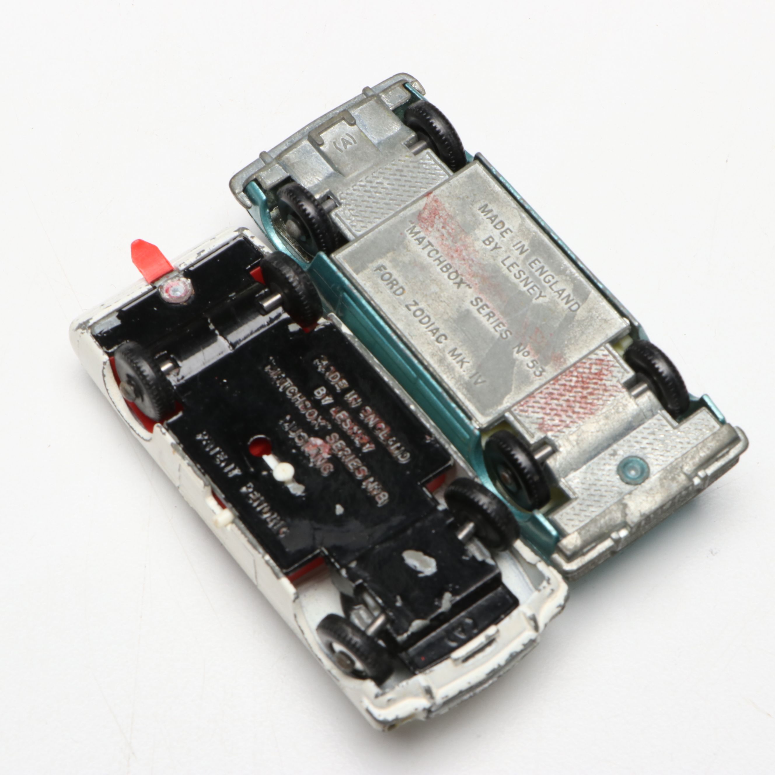 Lesney "Matchbox" Carrying Case with Fiat 1500 Model and More Diecast Vehicles