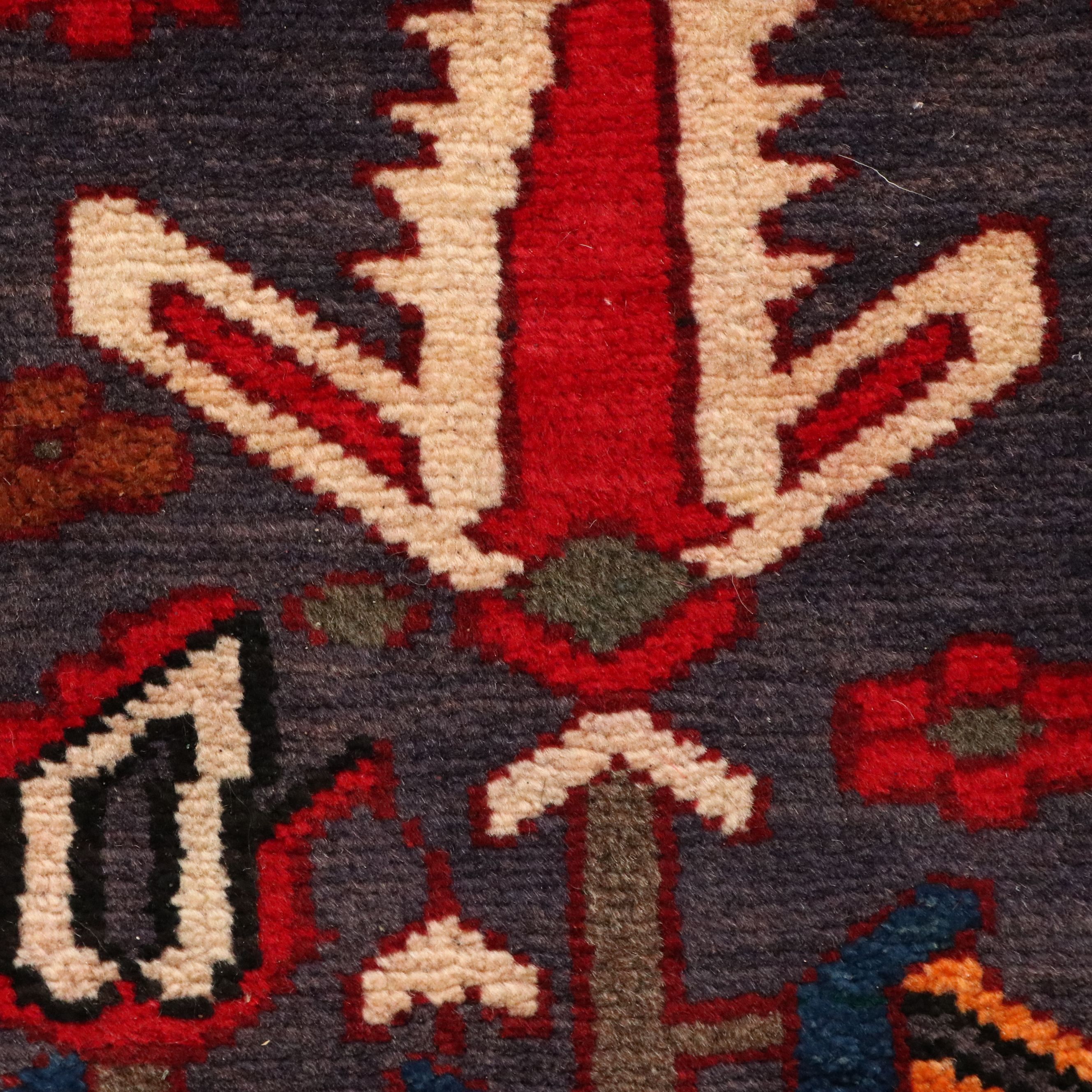 6'7 x 9'2 Hand-Knotted Persian Bakhtiari Area Rug