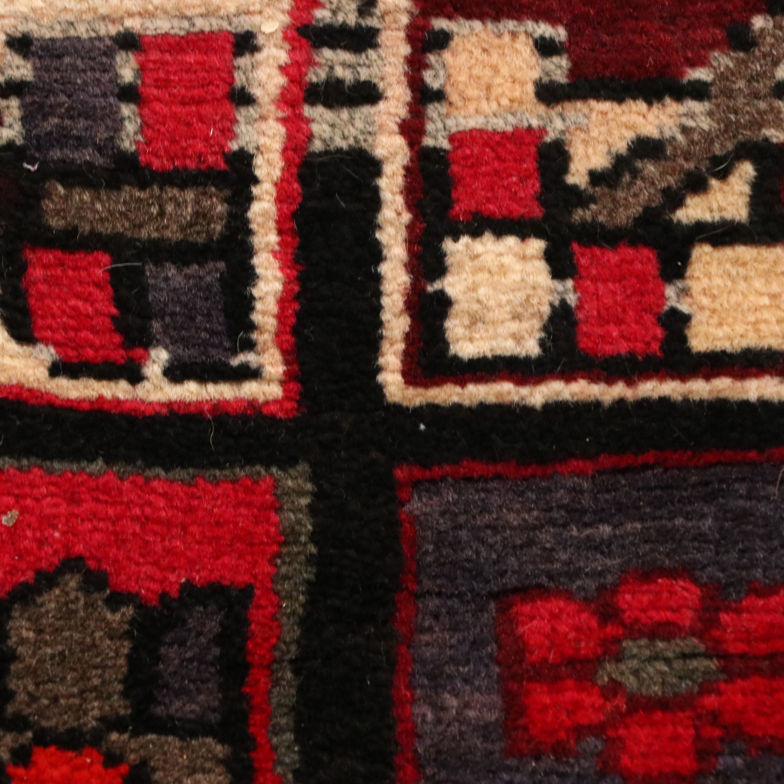 6'7 x 9'2 Hand-Knotted Persian Bakhtiari Area Rug