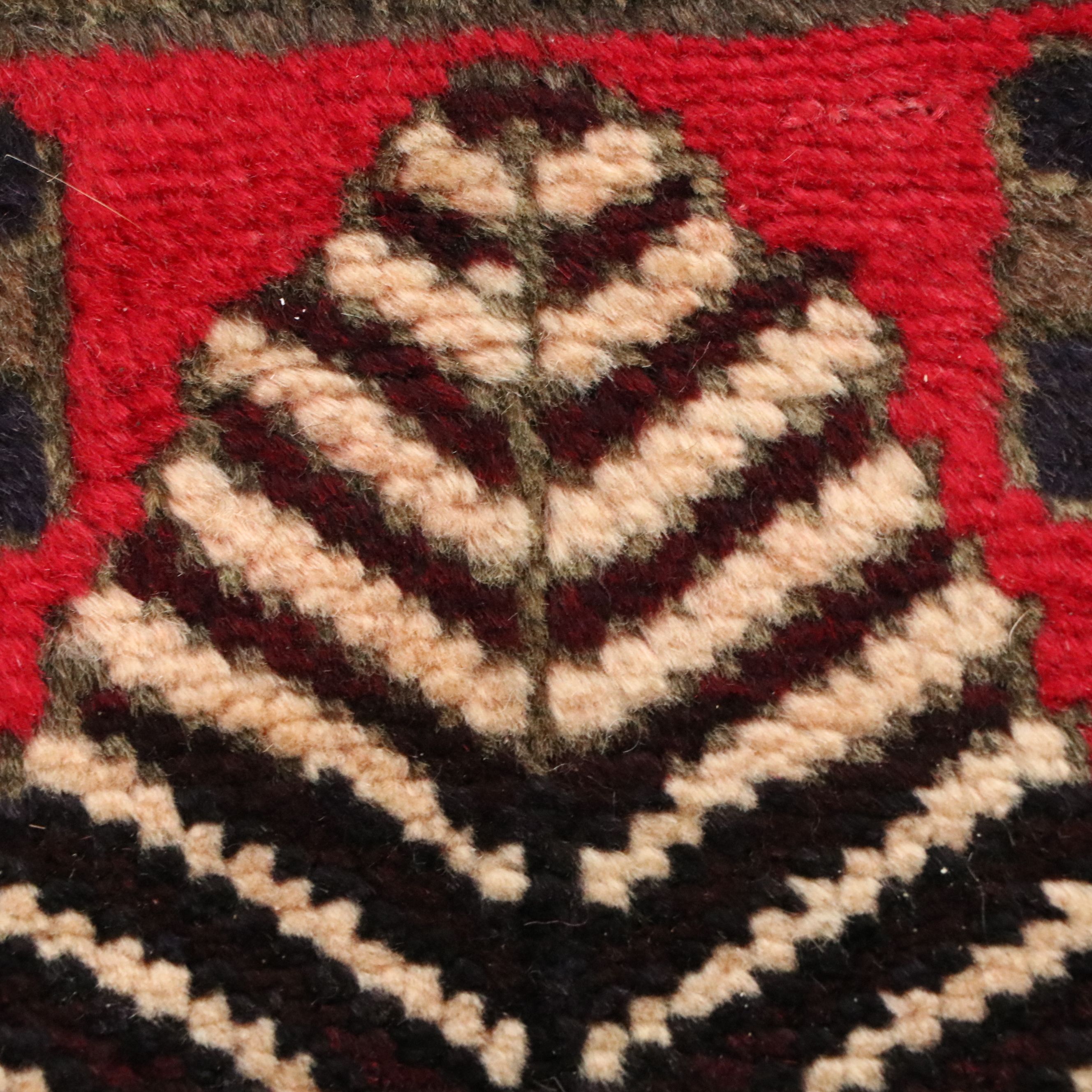 6'7 x 9'2 Hand-Knotted Persian Bakhtiari Area Rug