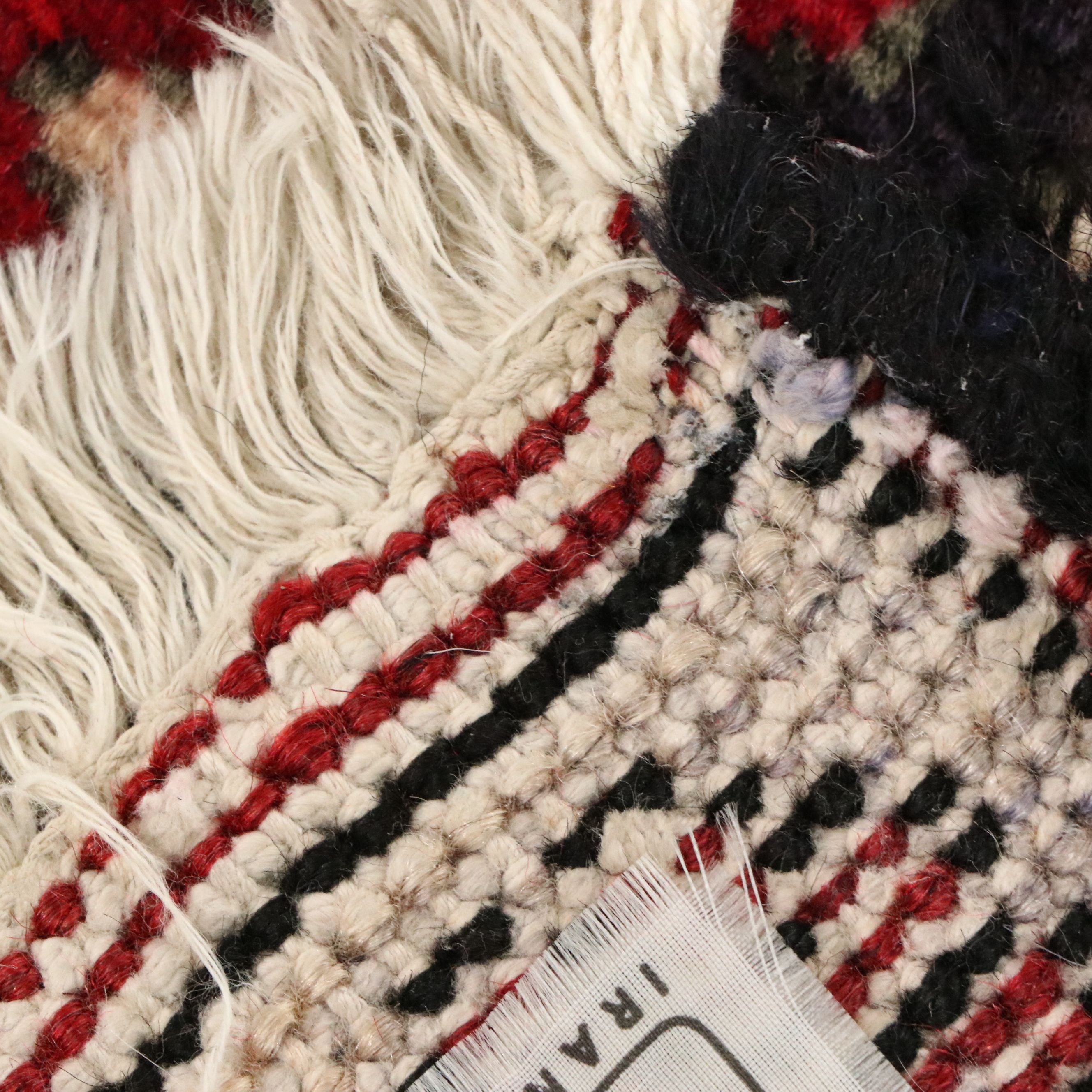 6'7 x 9'2 Hand-Knotted Persian Bakhtiari Area Rug