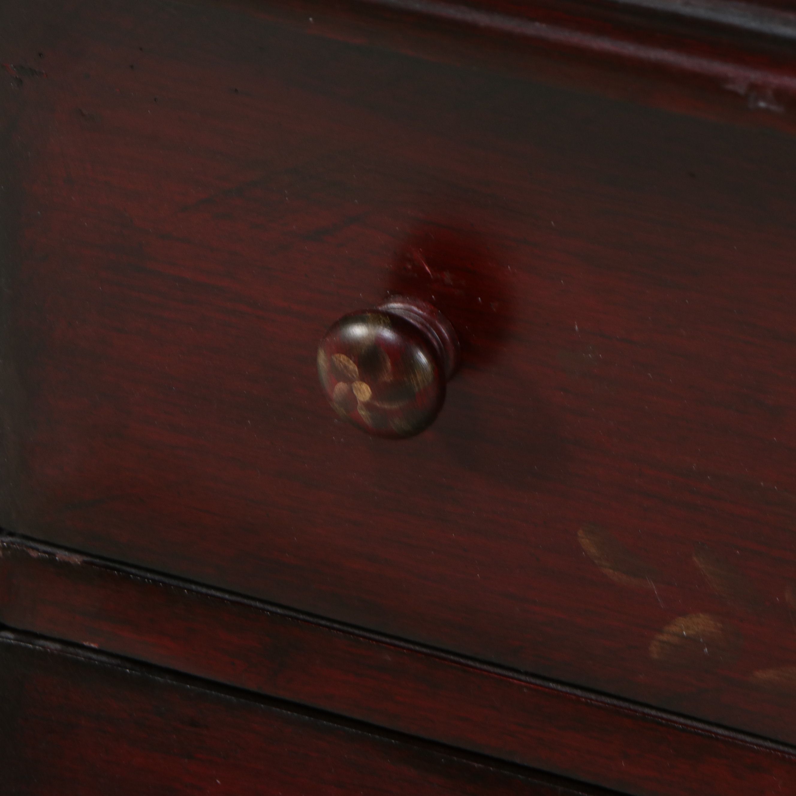 Stein World "Painted Treasures" Bombé Chest of Drawers