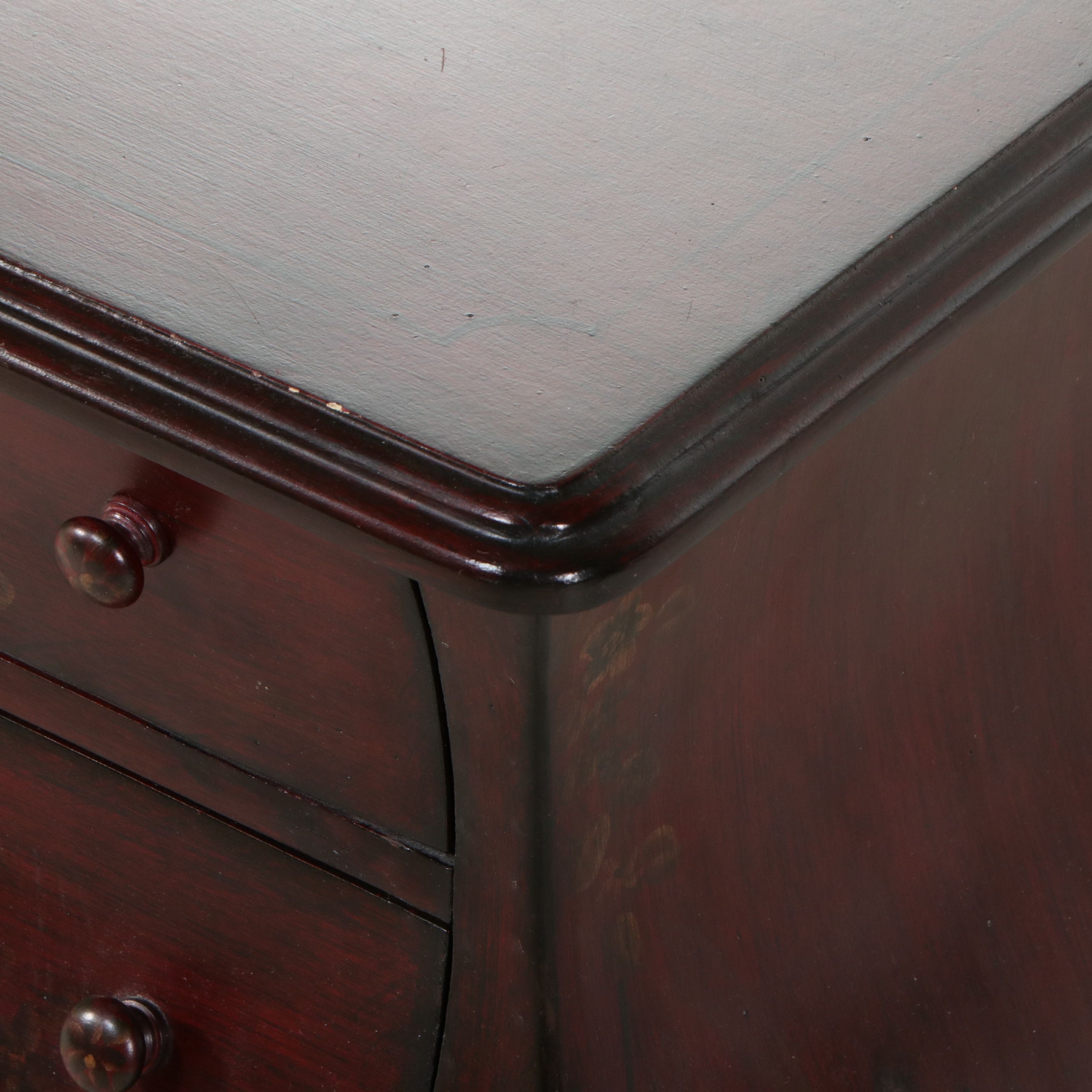 Stein World "Painted Treasures" Bombé Chest of Drawers