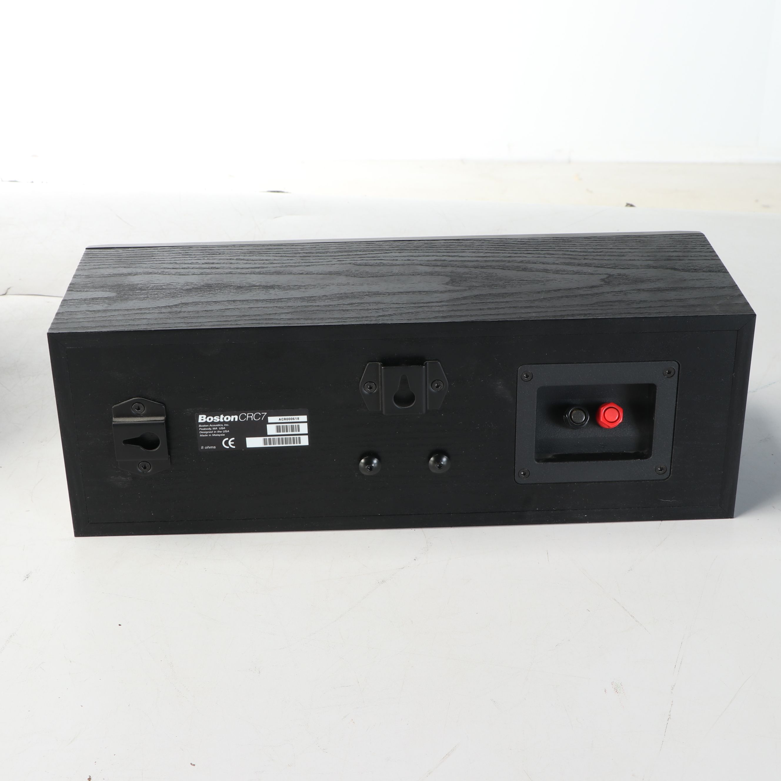 Boston Acoustics Ebonized Wood Bookshelf Speakers with More