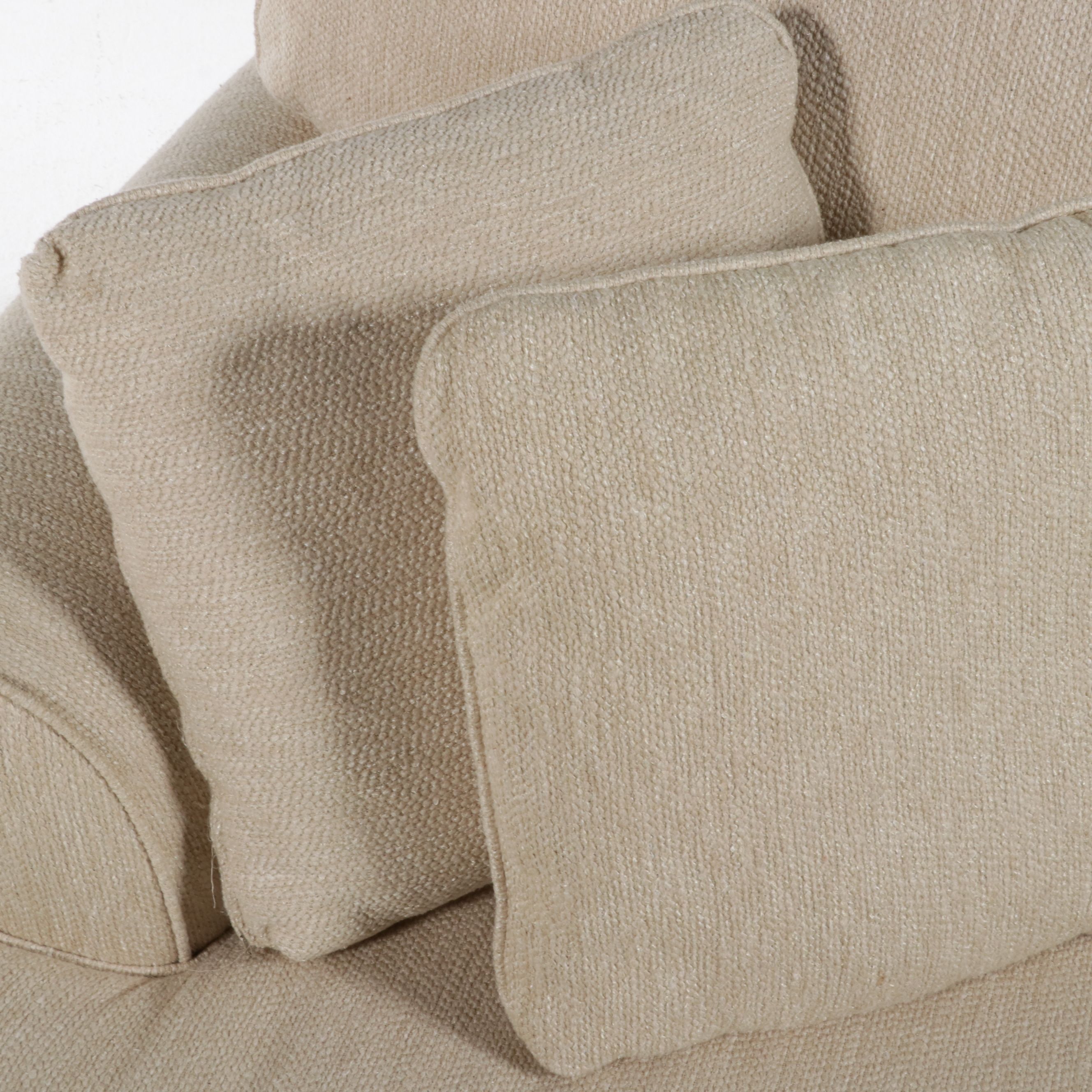 Bauhaus Contemporary Oversized Armchair and Matching Ottoman