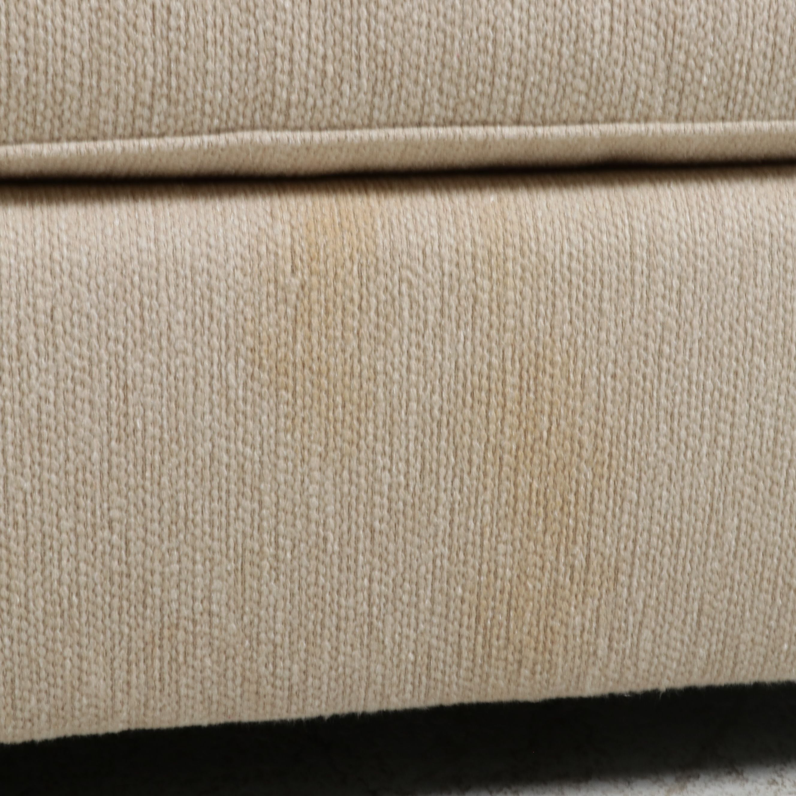 Bauhaus Contemporary Oversized Armchair and Matching Ottoman