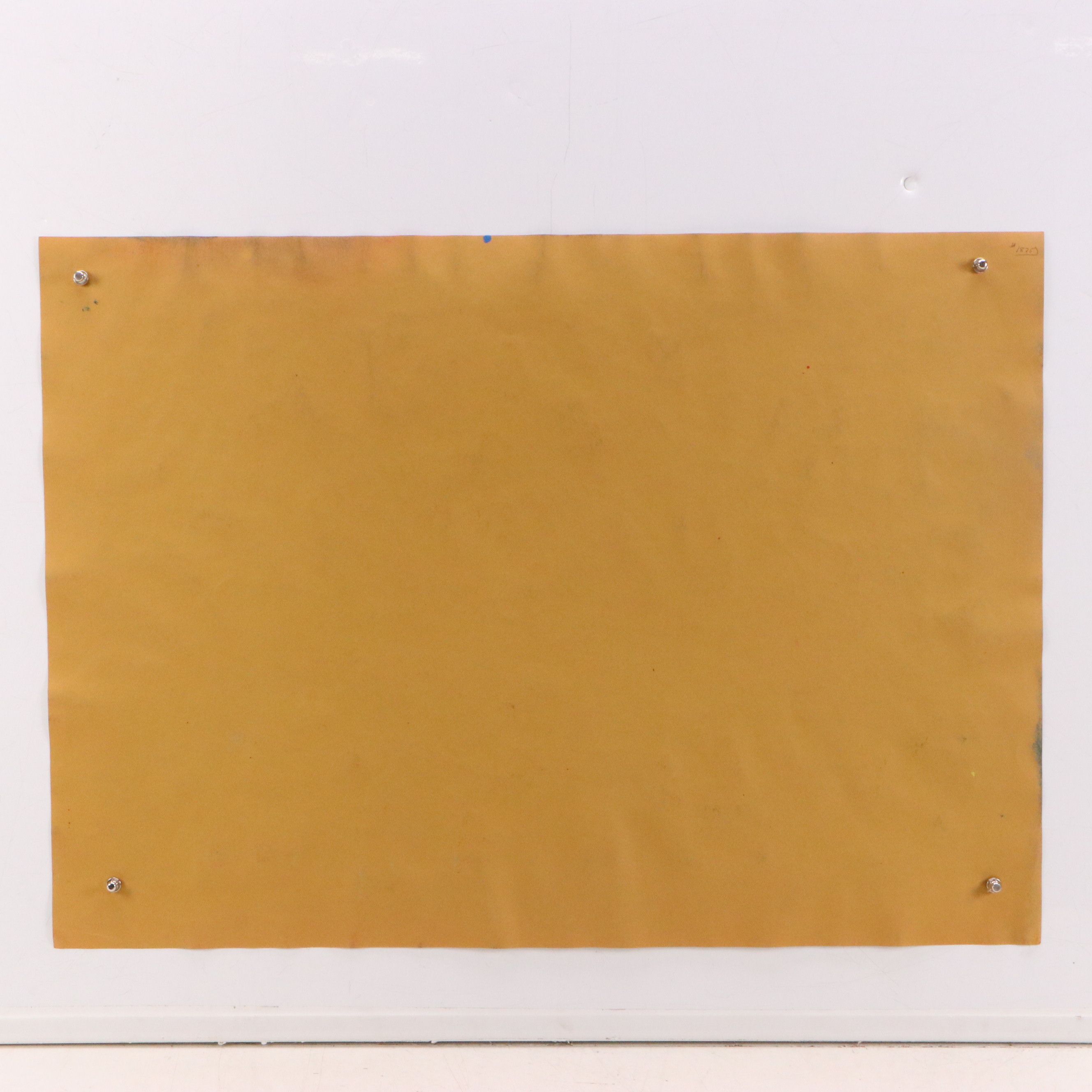Jack Meanwell Abstracted Landscape Watercolor Painting, 1979
