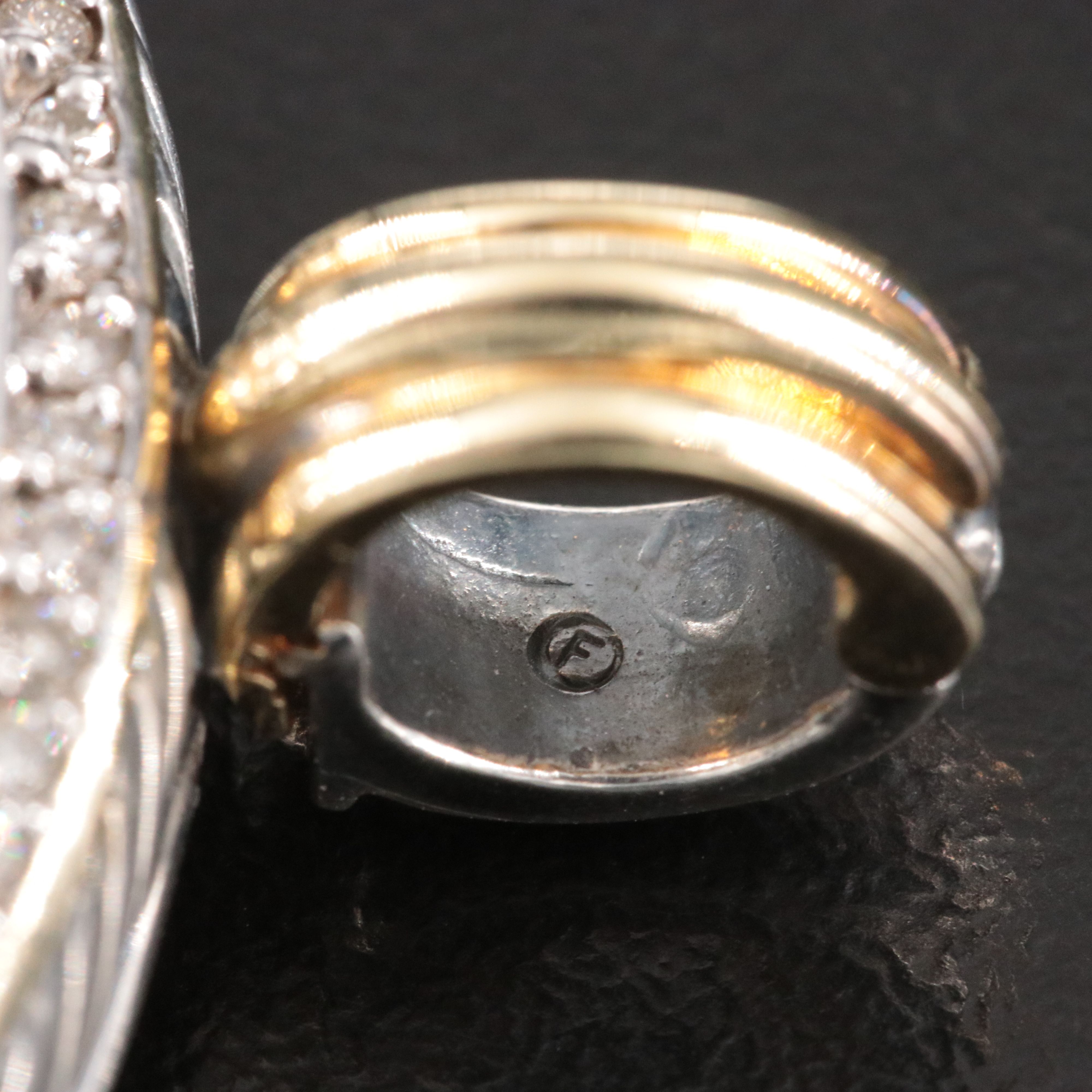 David Yurman Albion Sterling, 18K Smoky Quartz and 0.52 CTW Diamond Pendant