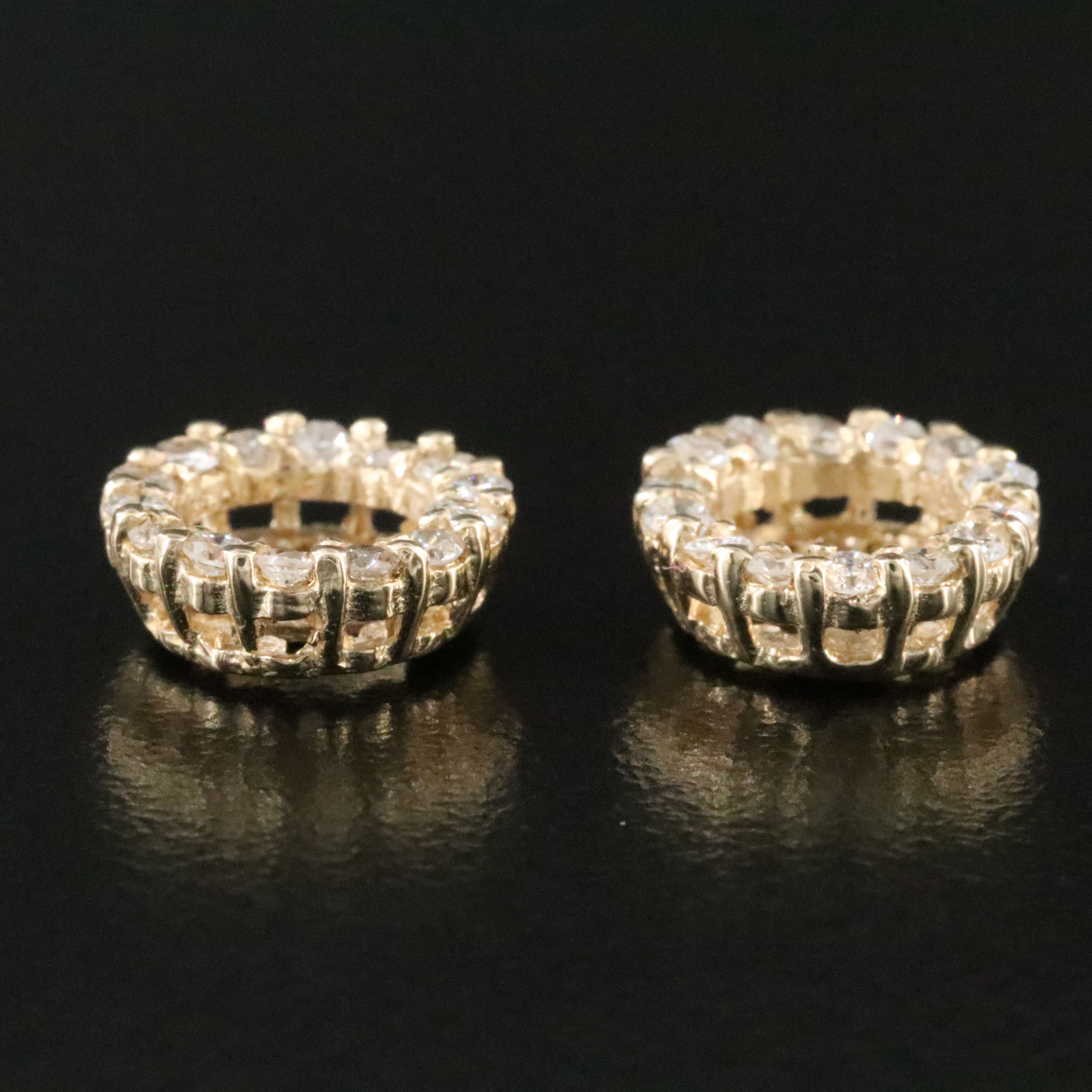 14K 0.54 CTW Diamond Earring Jackets