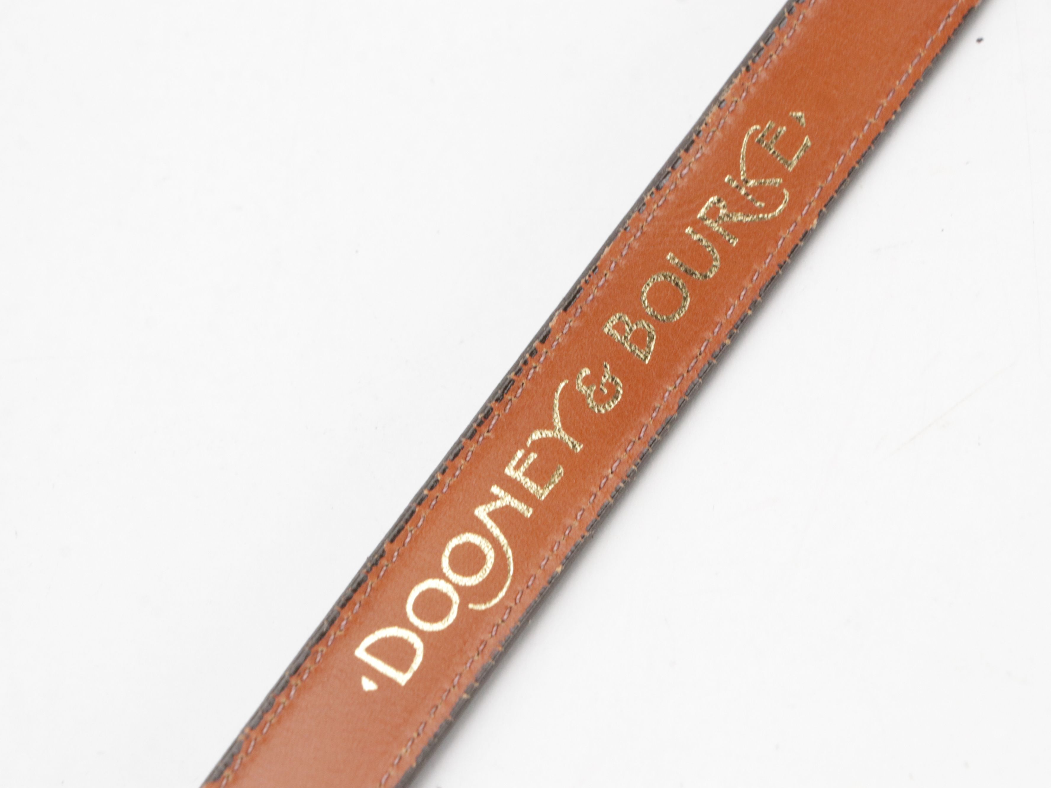 Dooney & Bourke Vintage Calfskin Leather Belts, Coach Smooth Red Leather Belt