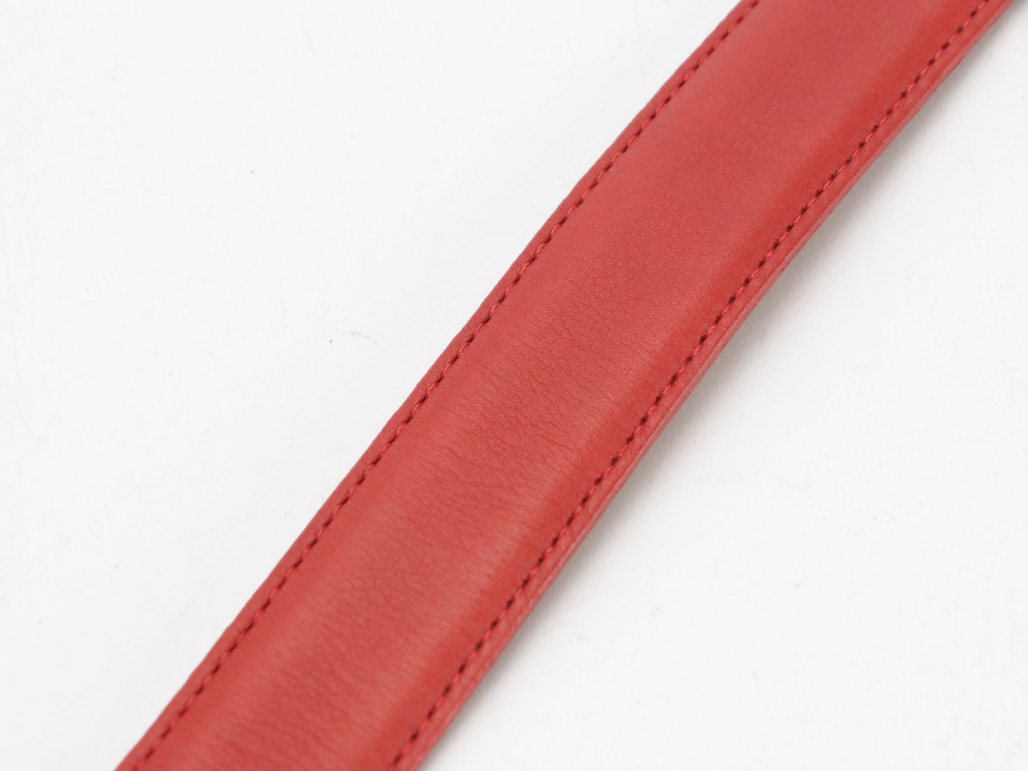 Dooney & Bourke Vintage Calfskin Leather Belts, Coach Smooth Red Leather Belt