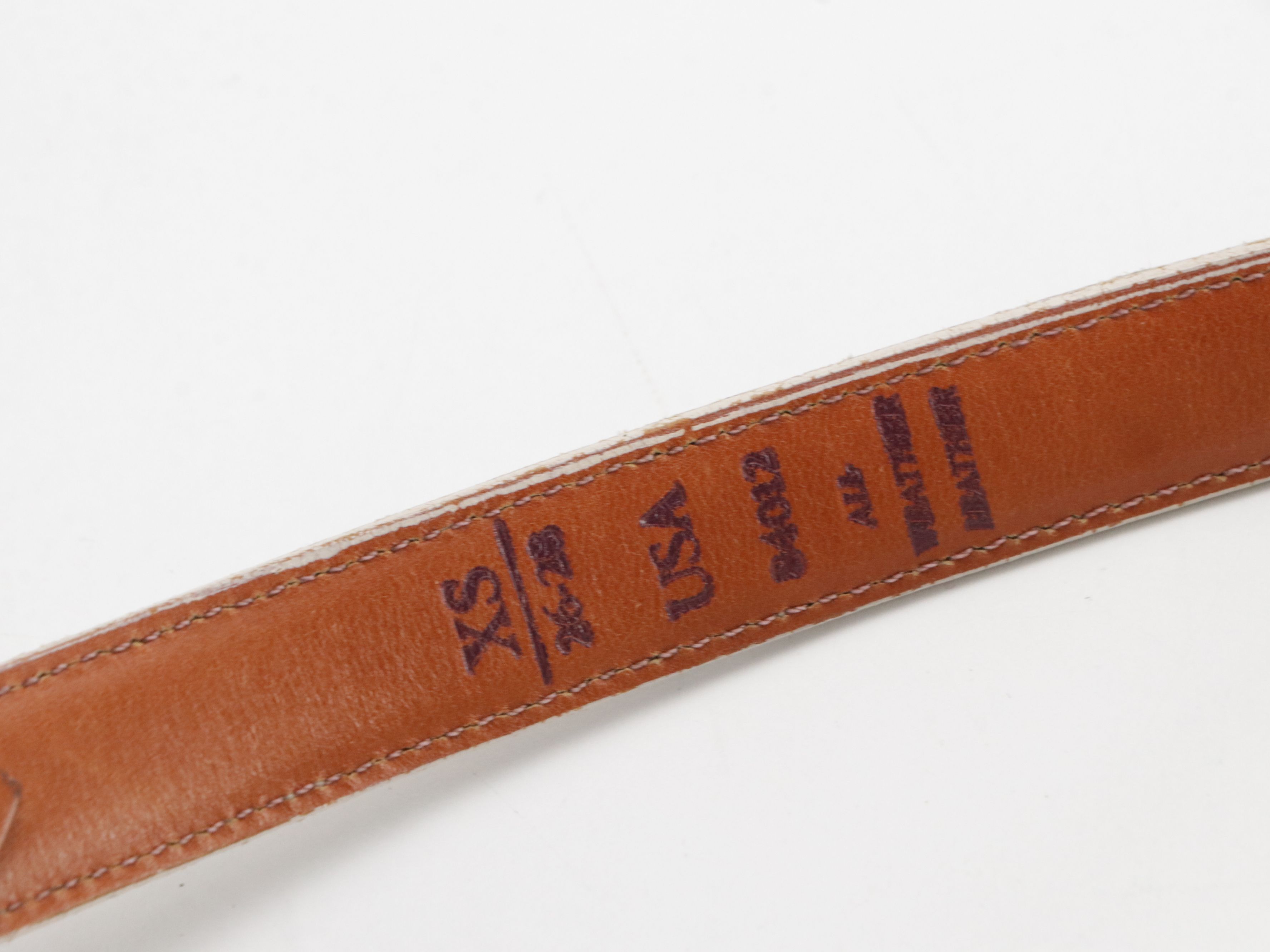 Dooney & Bourke Vintage Calfskin Leather Belts, Coach Smooth Red Leather Belt