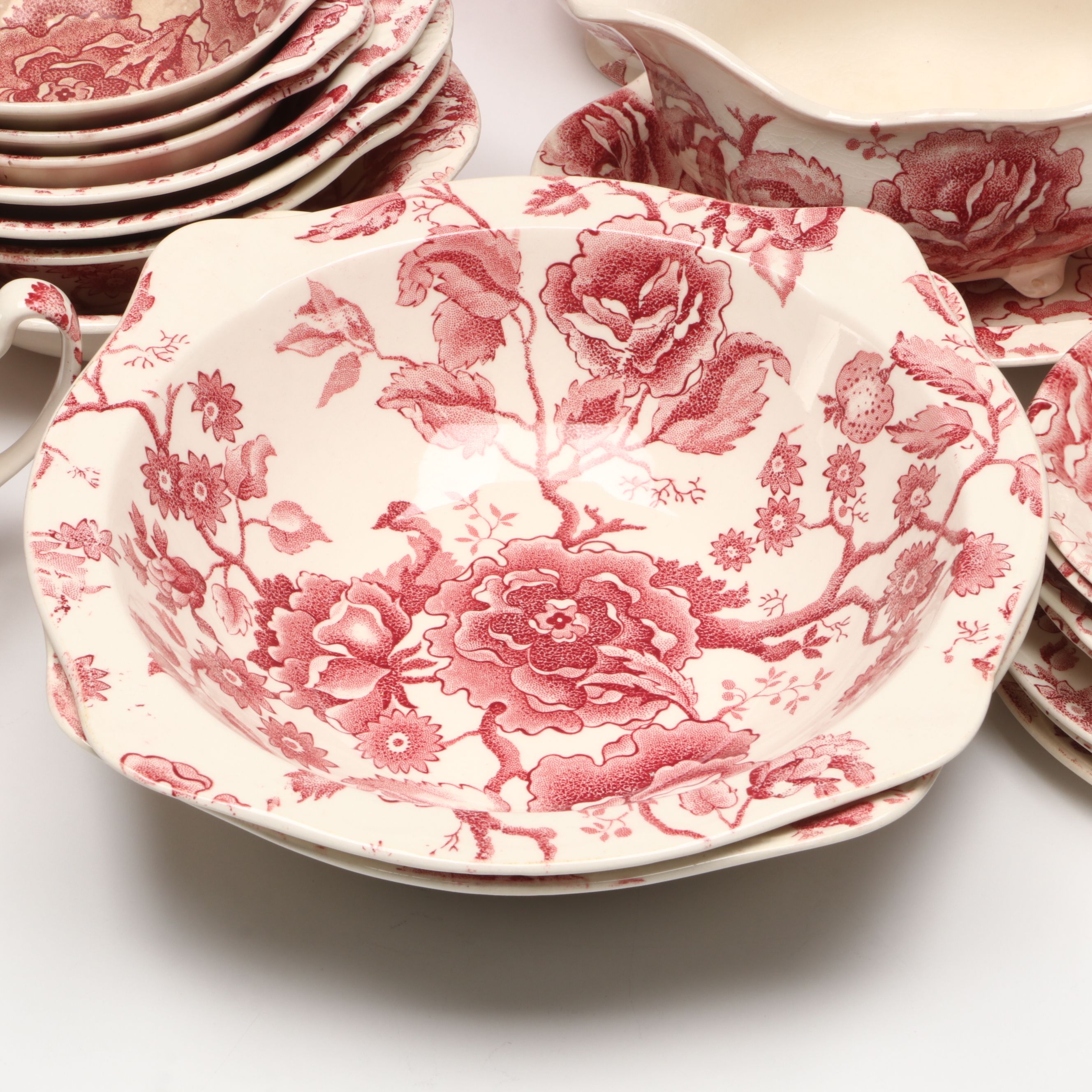 Johnson Bros. "English Chippendale" Dinnerware, Mid-20th Century