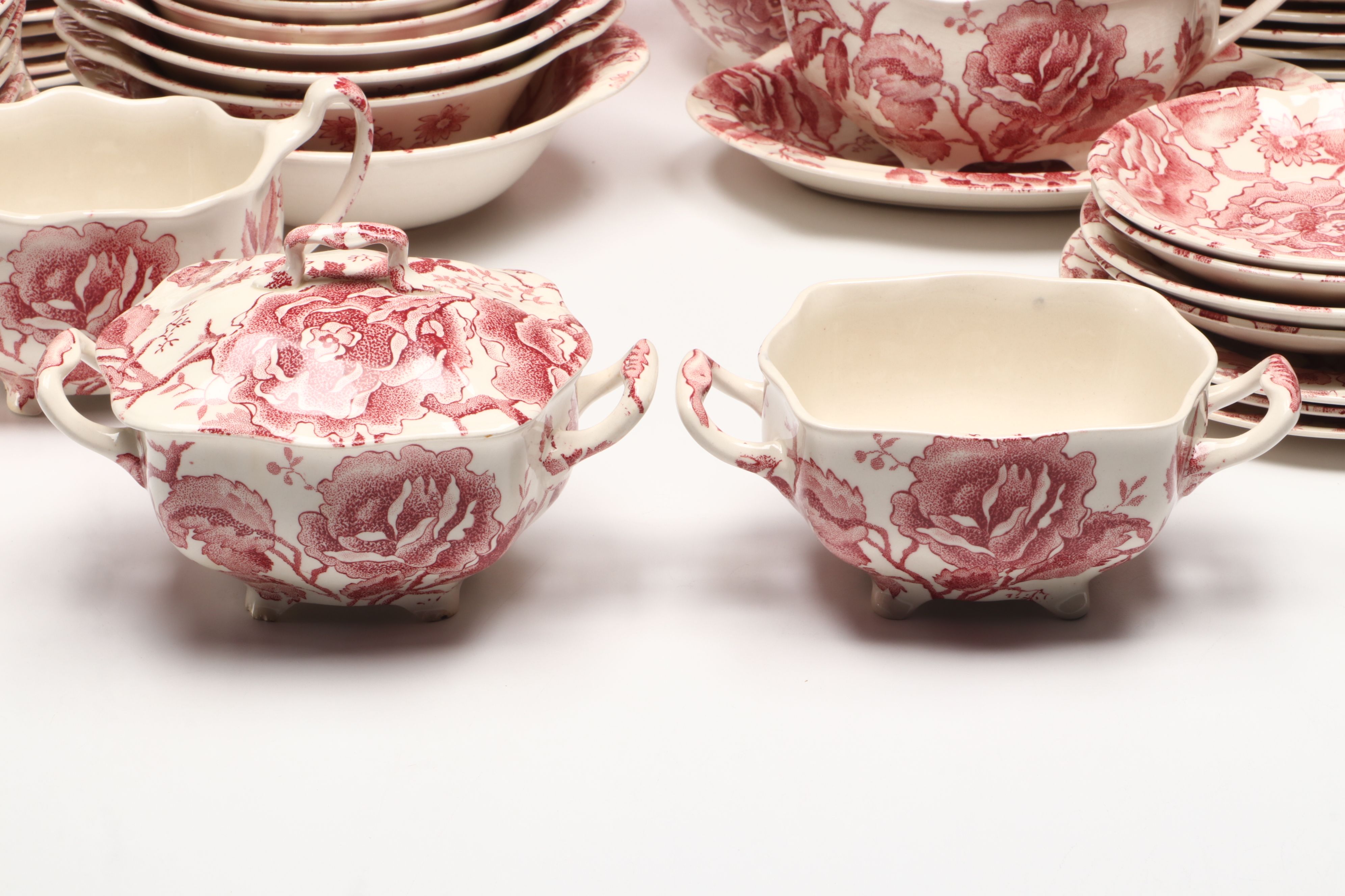 Johnson Bros. "English Chippendale" Dinnerware, Mid-20th Century