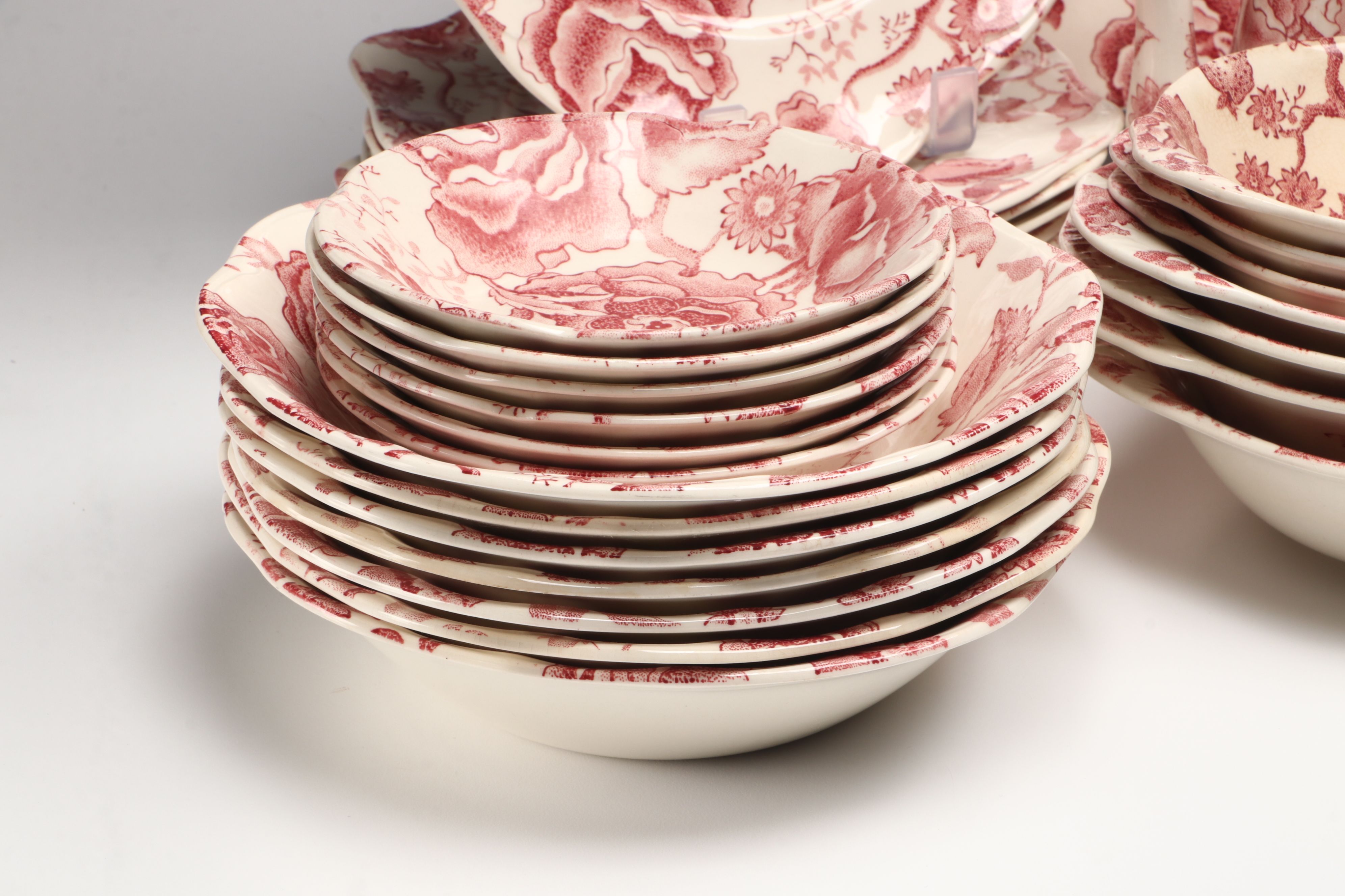 Johnson Bros. "English Chippendale" Dinnerware, Mid-20th Century