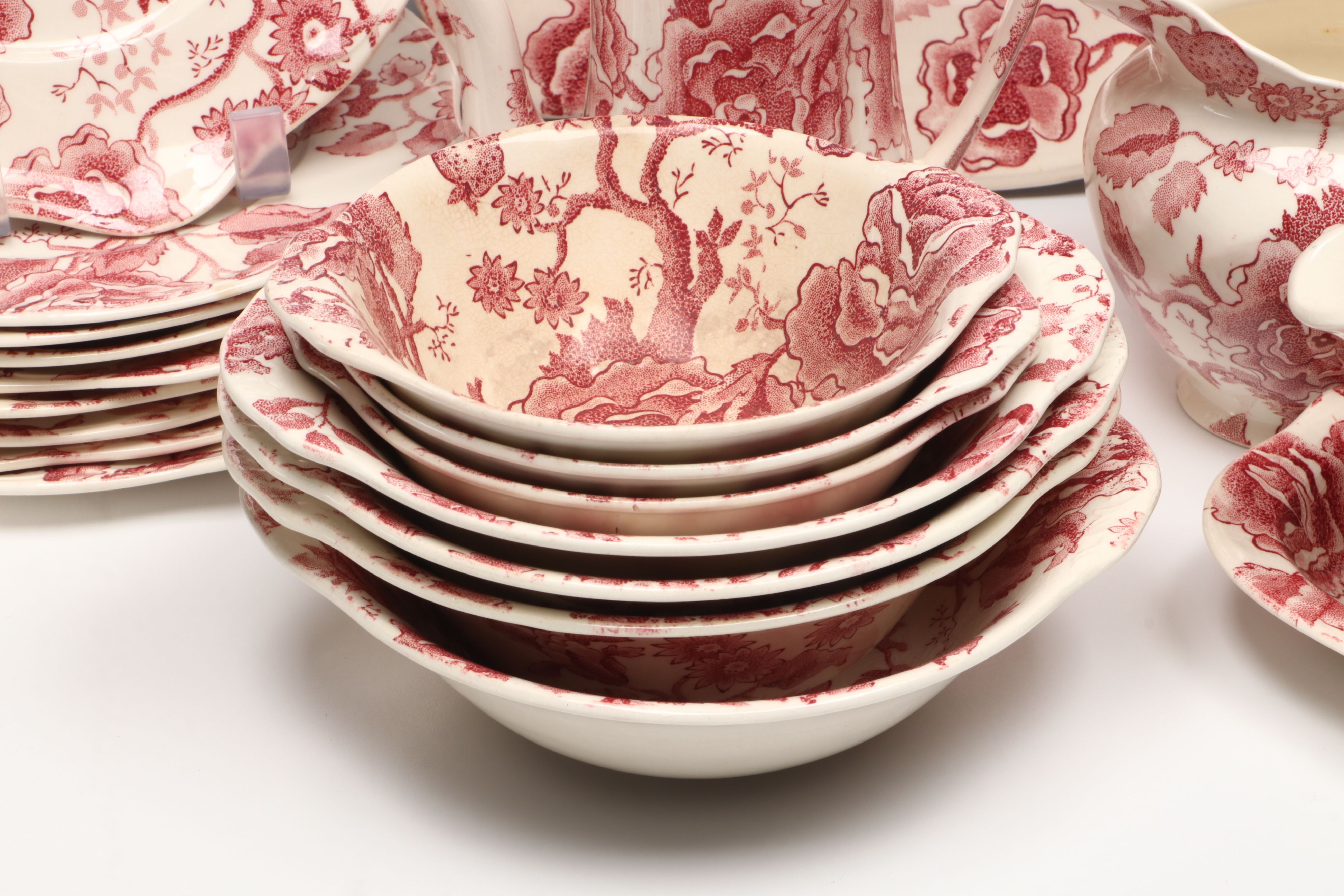 Johnson Bros. "English Chippendale" Dinnerware, Mid-20th Century
