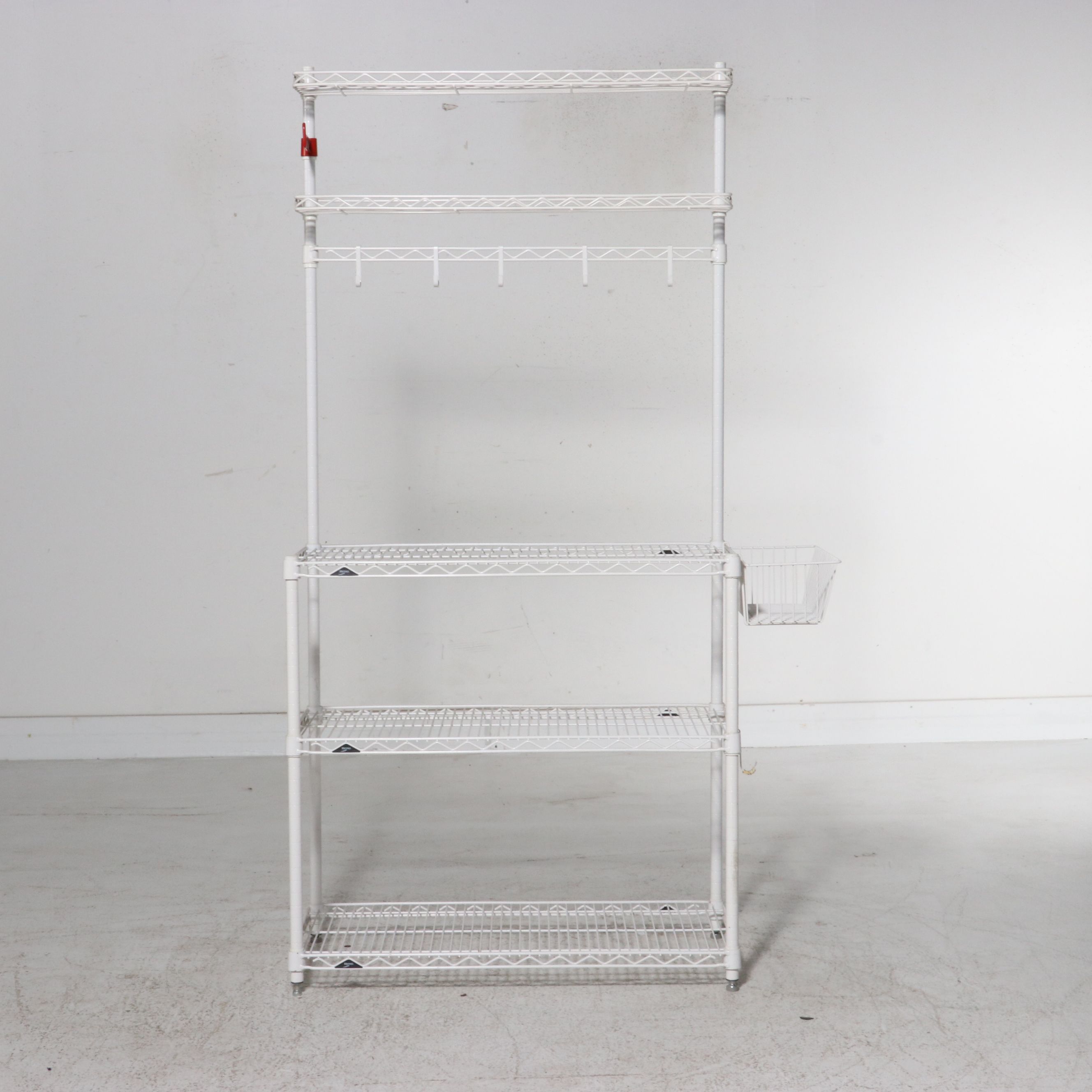 Metro White Wire Baker's Rack, 21st Century