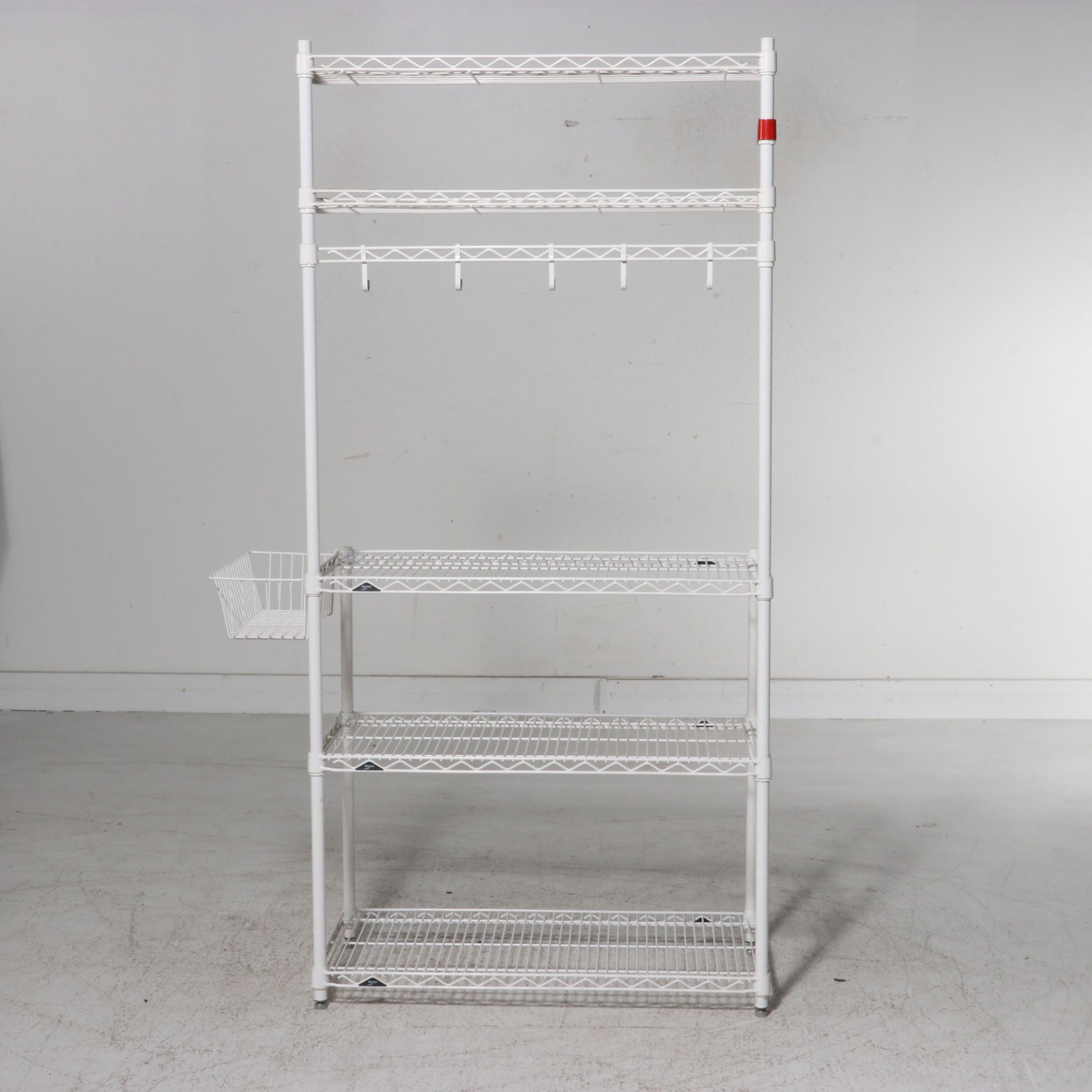 Metro White Wire Baker's Rack, 21st Century