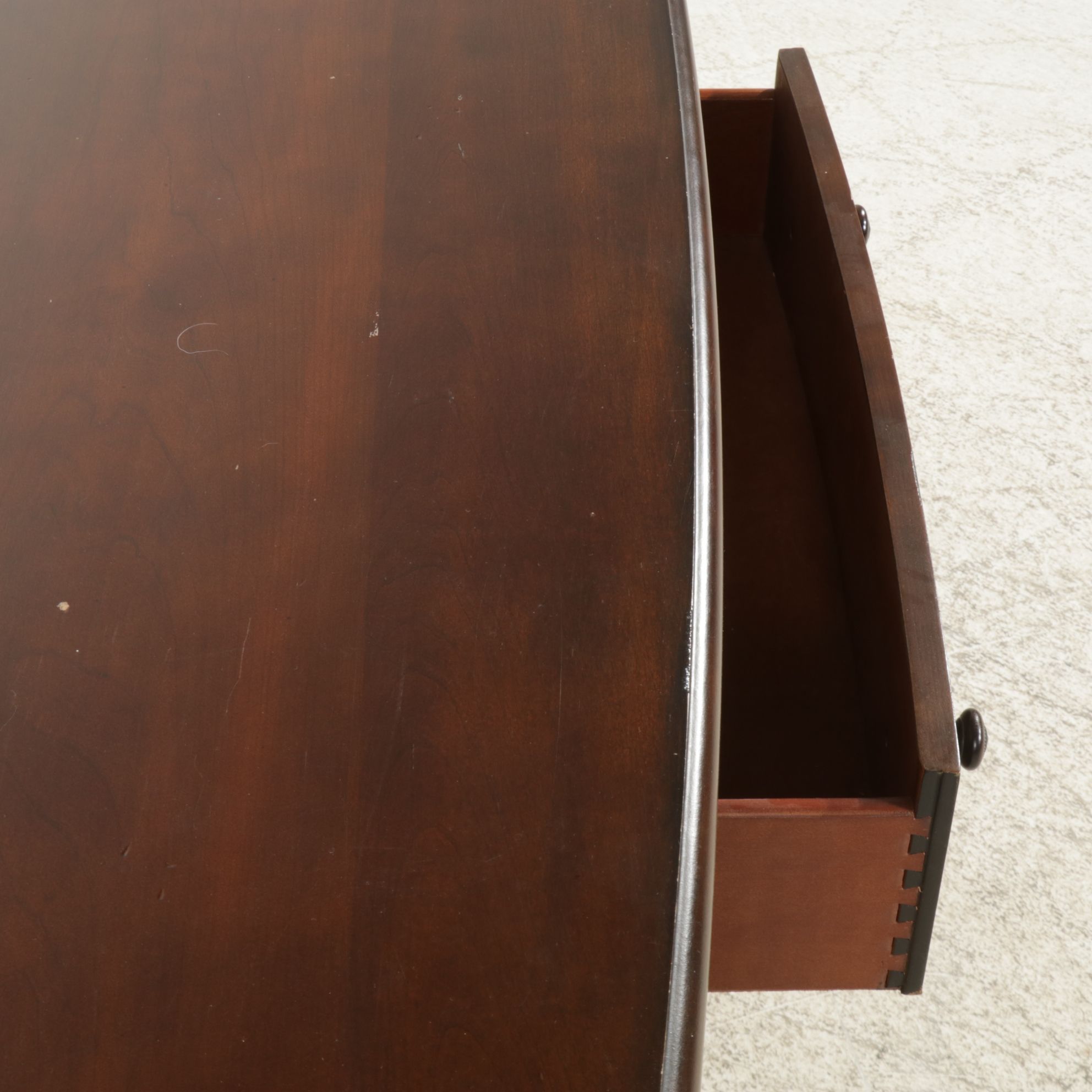 American Signature Mahogany Veneer Media Cabinet