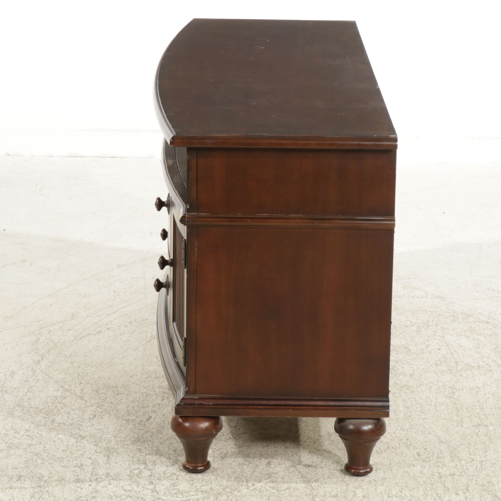 American Signature Mahogany Veneer Media Cabinet